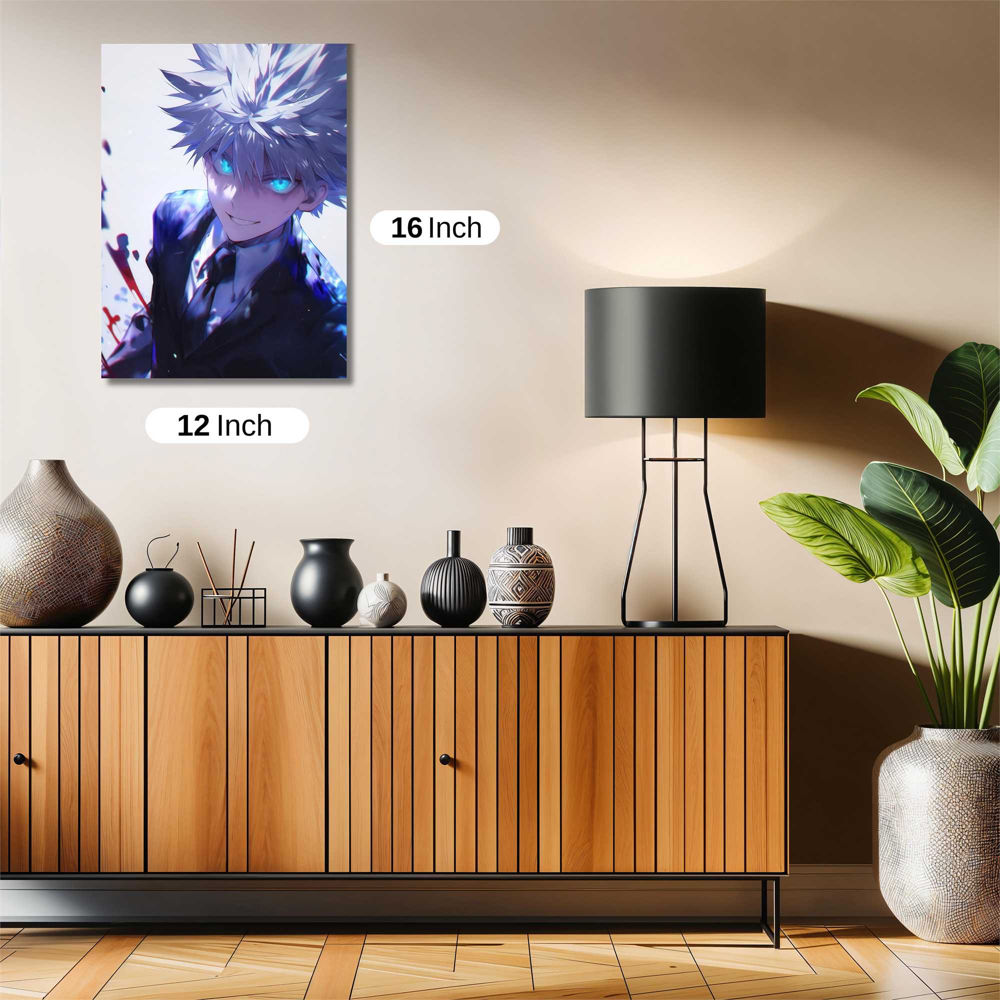 Killua Menacing Safe Wall Magnetic / M