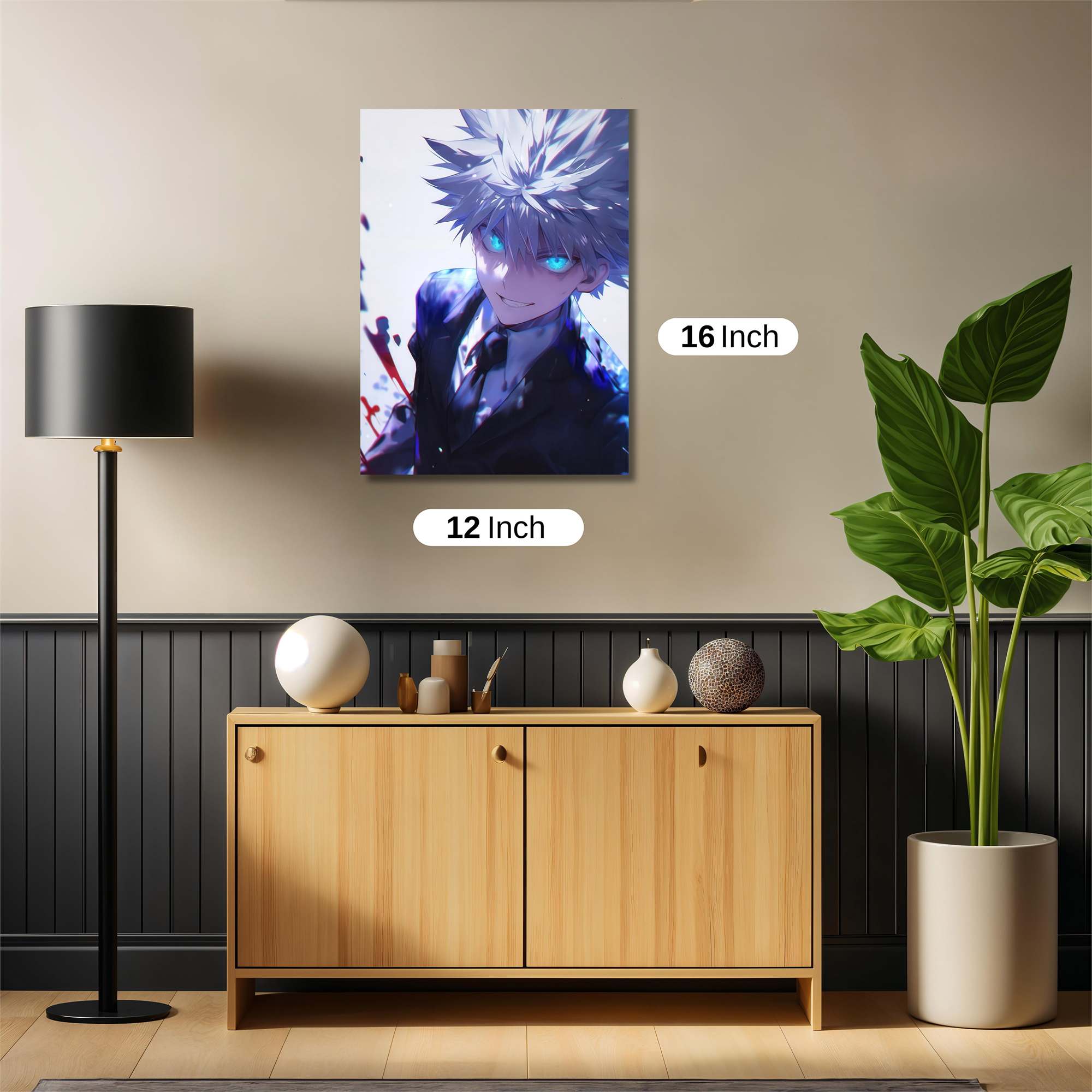 Killua Menacing Safe Wall Magnetic / M