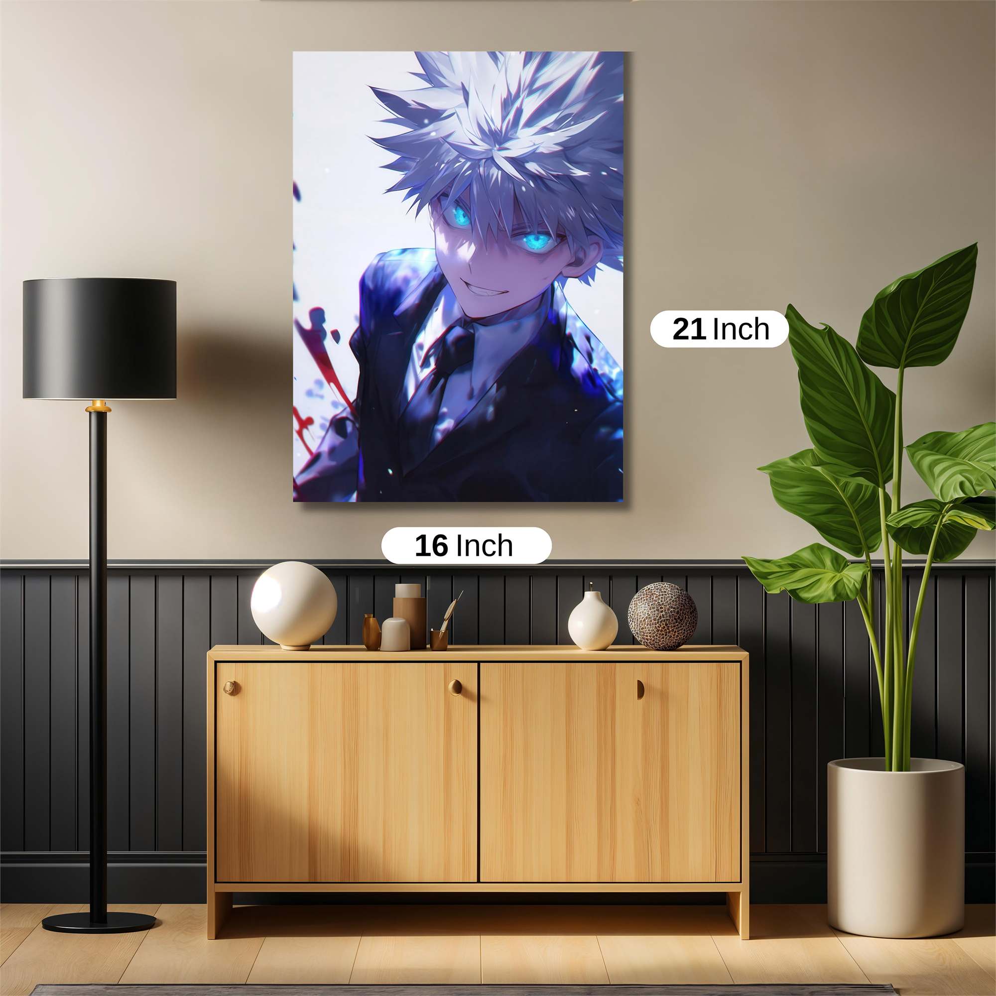 Killua Menacing Safe Wall Magnetic / M
