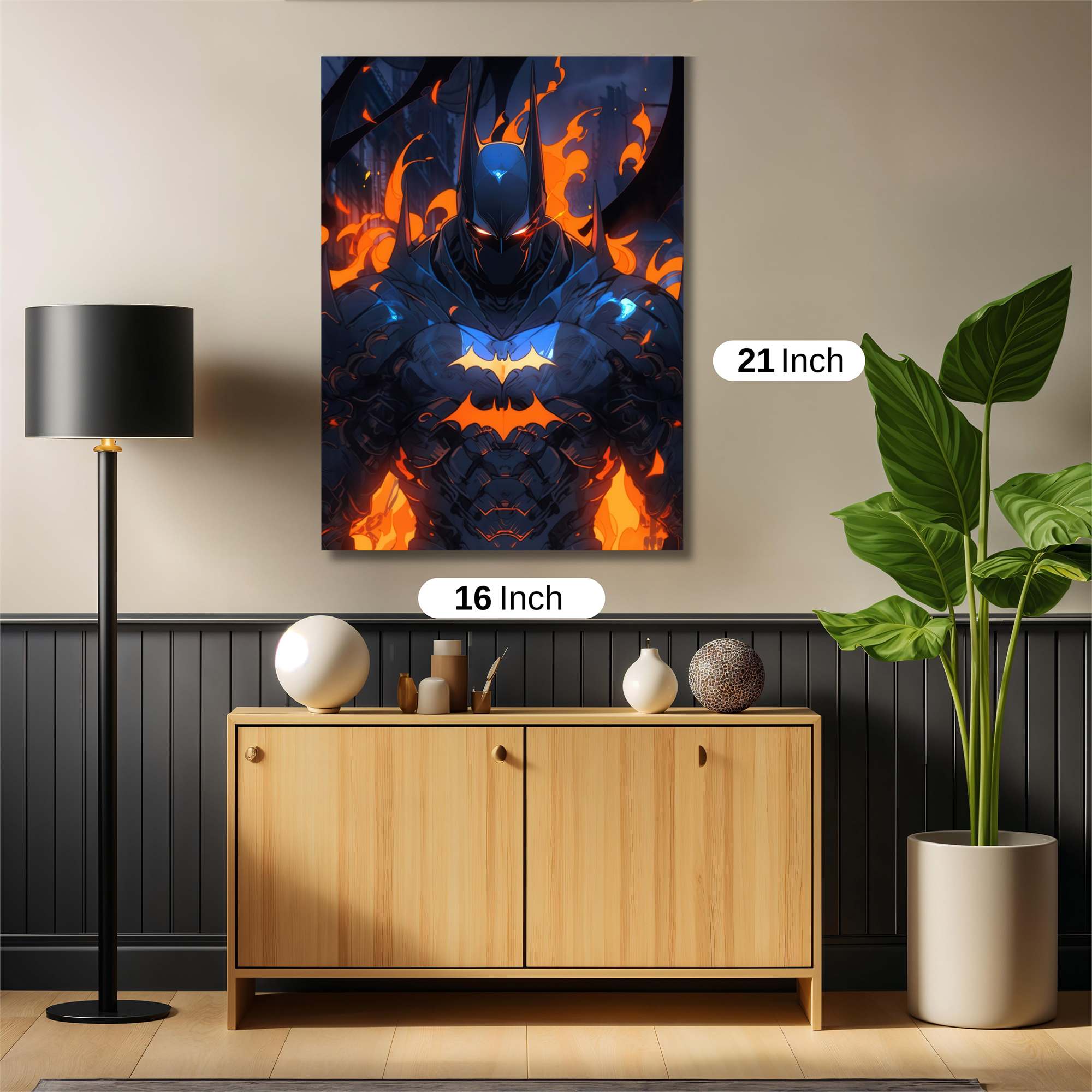 Batman Inferno Safe Wall Magnetic / M