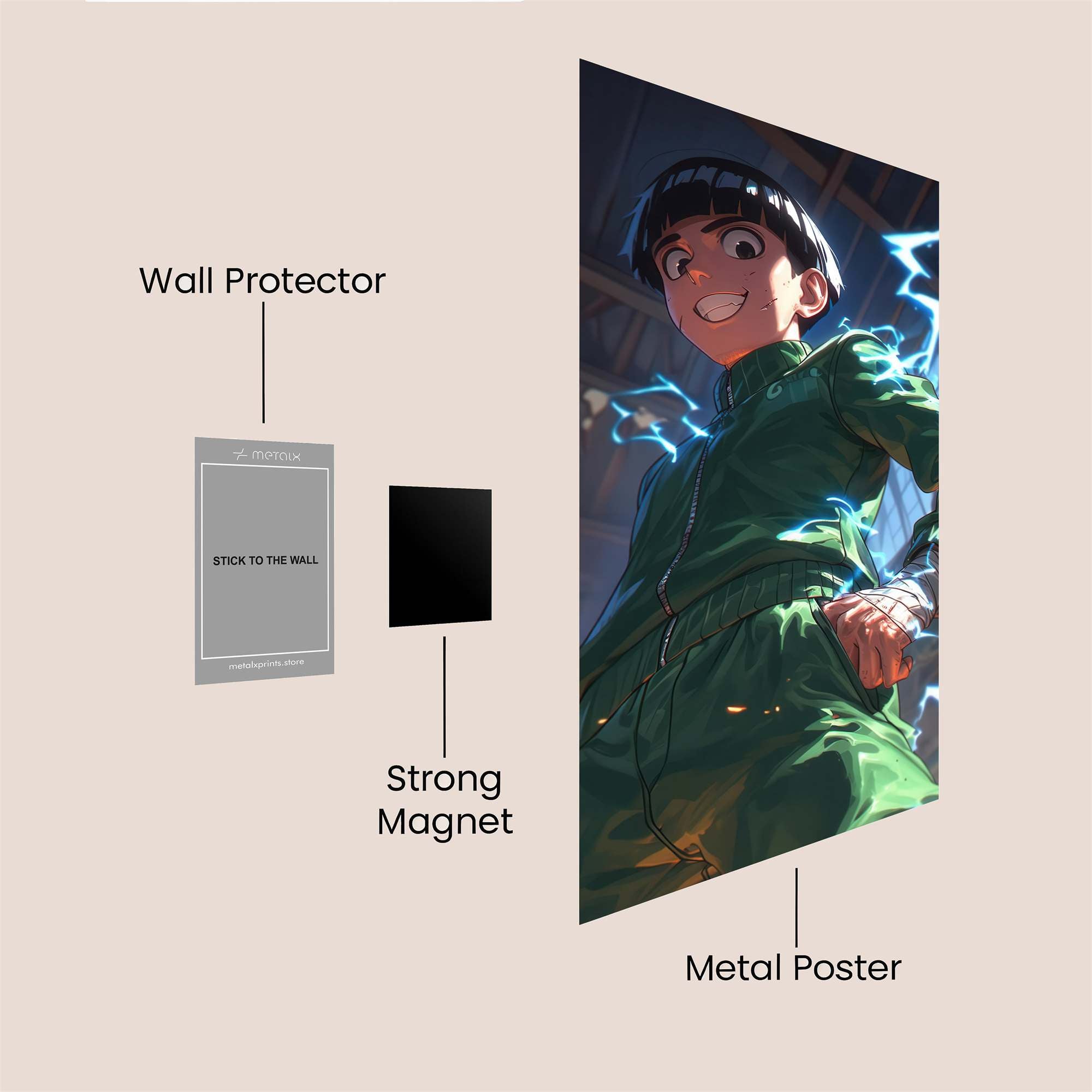 Killua Electrifying Safe Wall Magnetic / M
