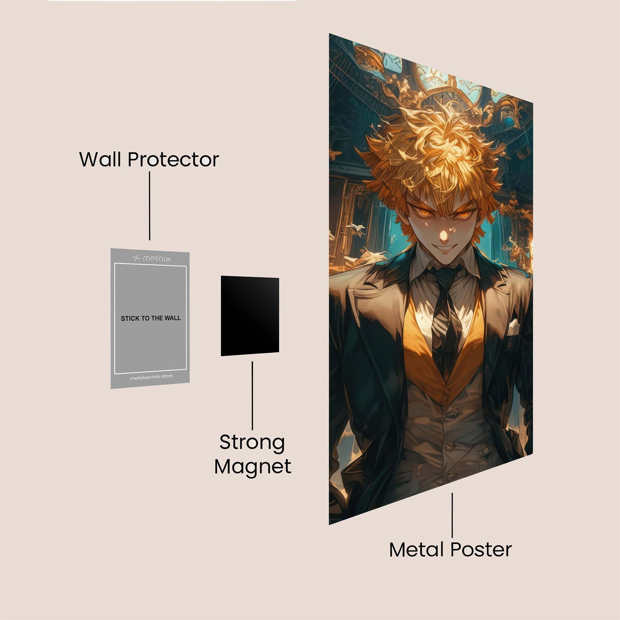 Demon Elegance Safe Wall Magnetic / M