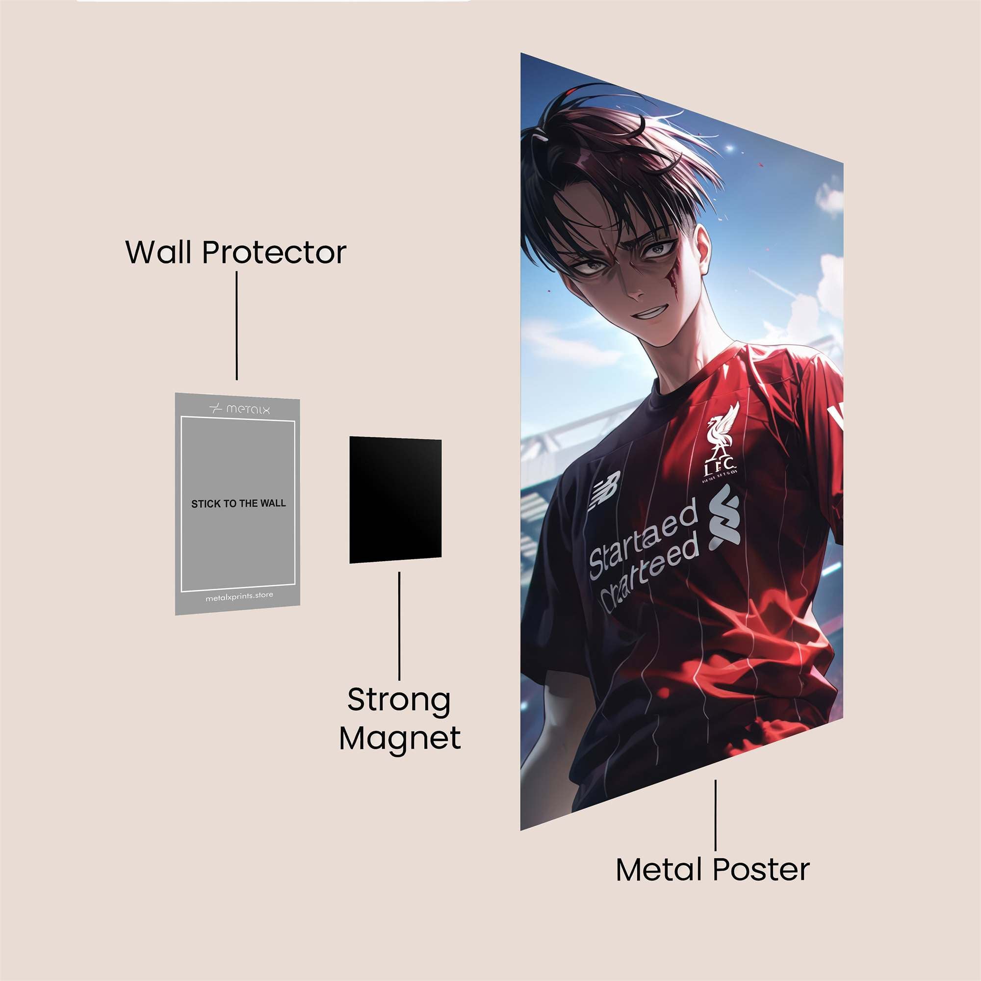 Levi Fierce Safe Wall Magnetic / M