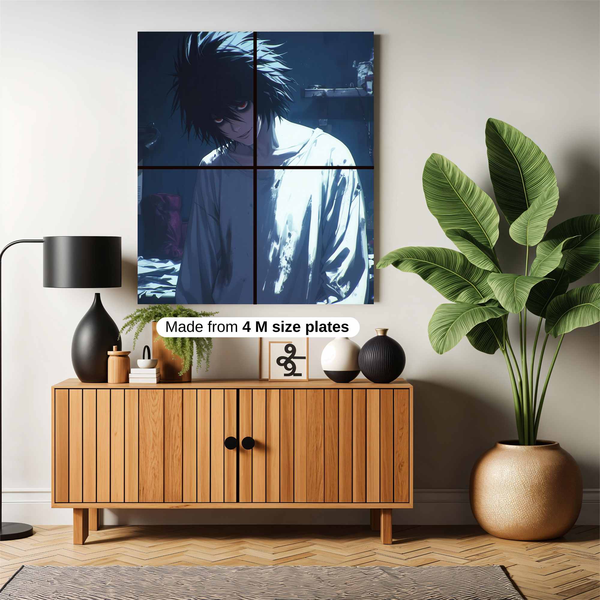 L Disheveled Safe Wall Magnetic / M