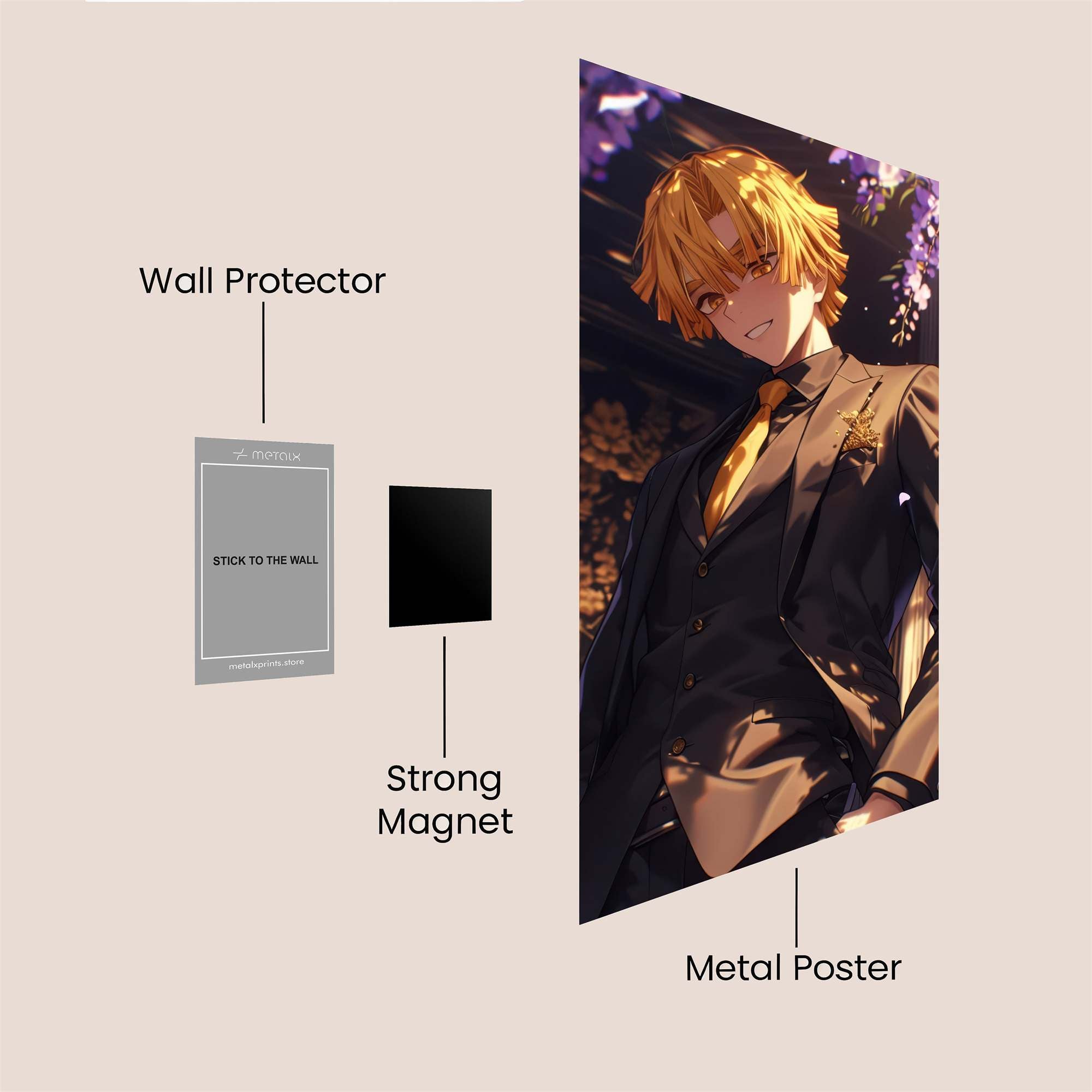 Zenitsu Regal Safe Wall Magnetic / M