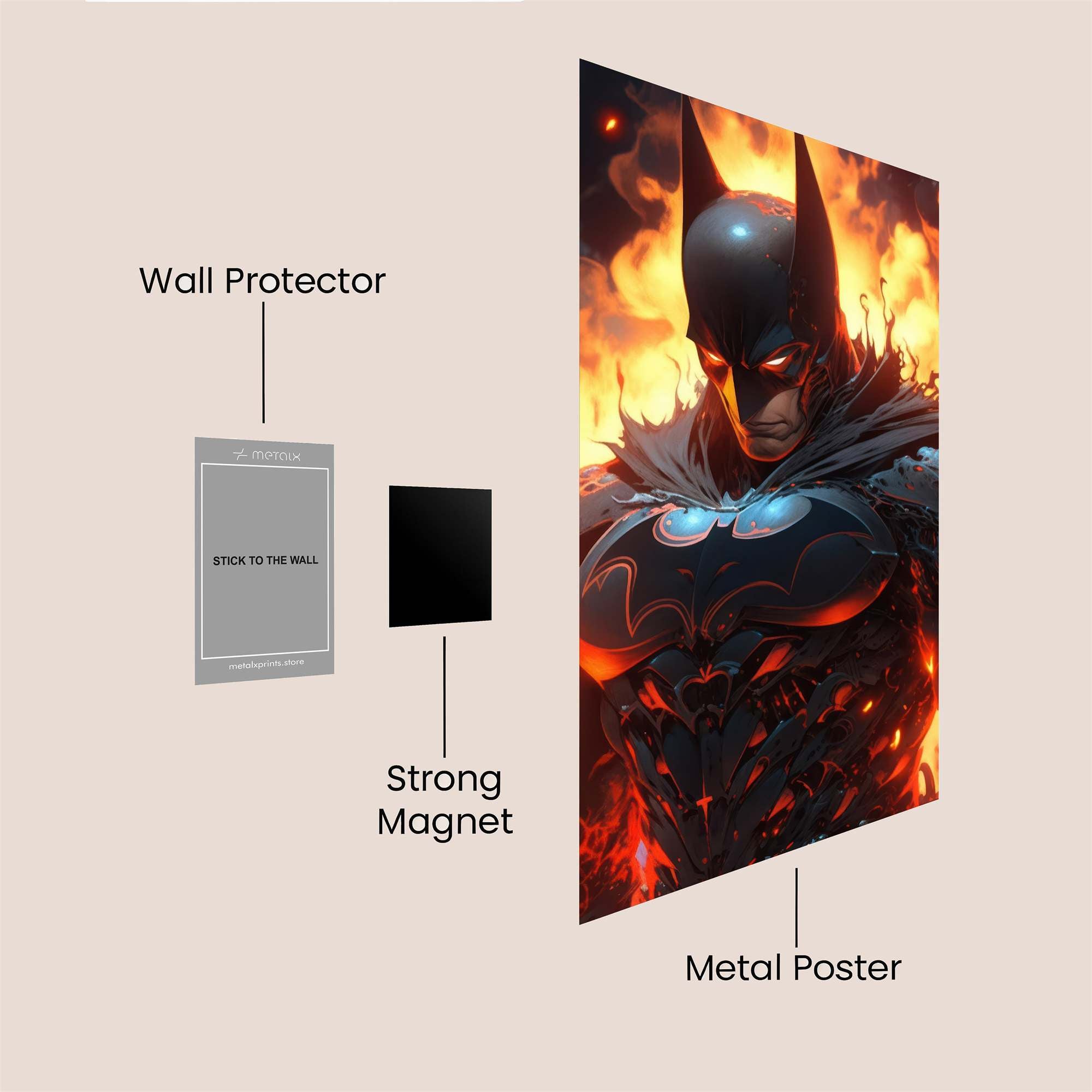 Batman Infernal Safe Wall Magnetic / M