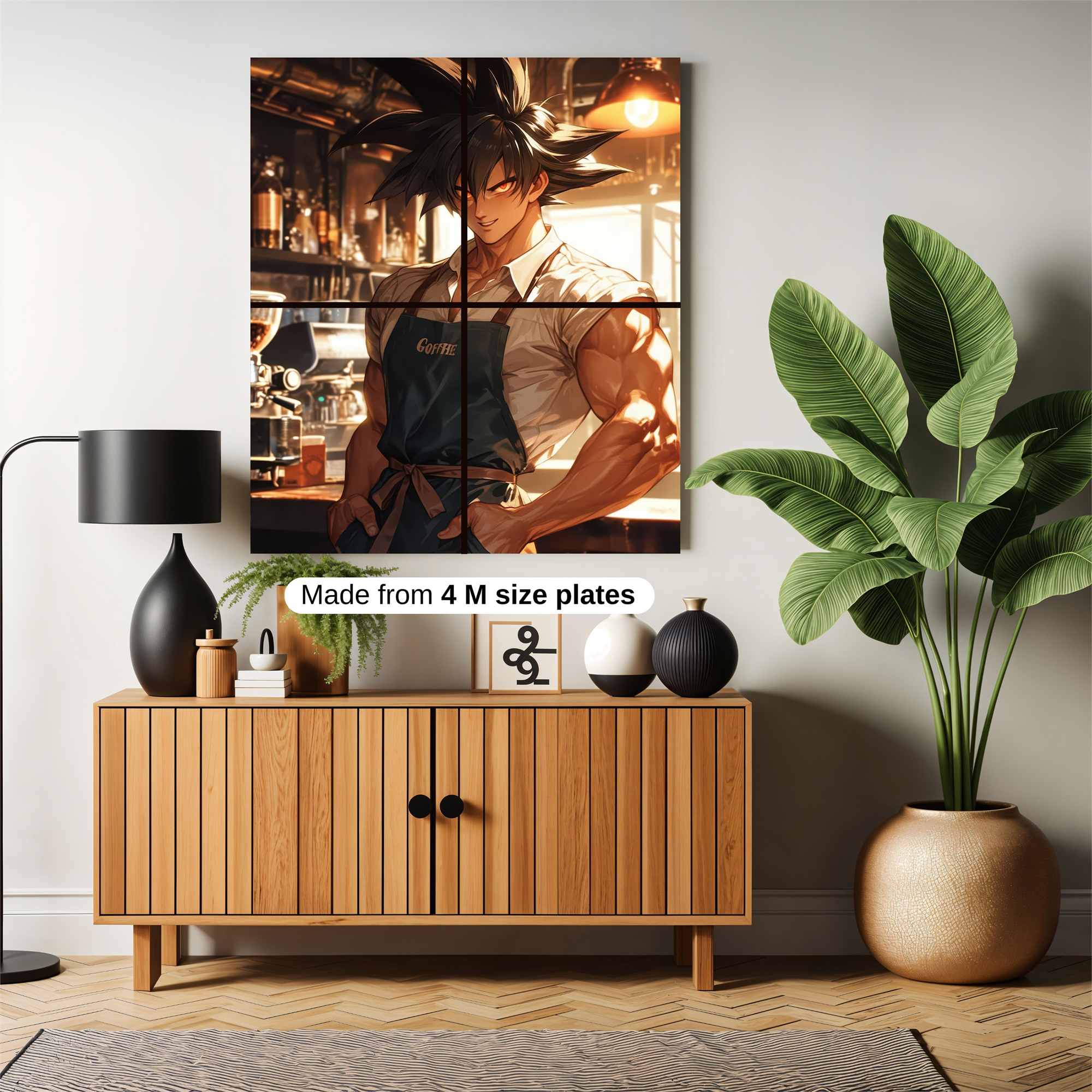 Barista Goku Safe Wall Magnetic / M