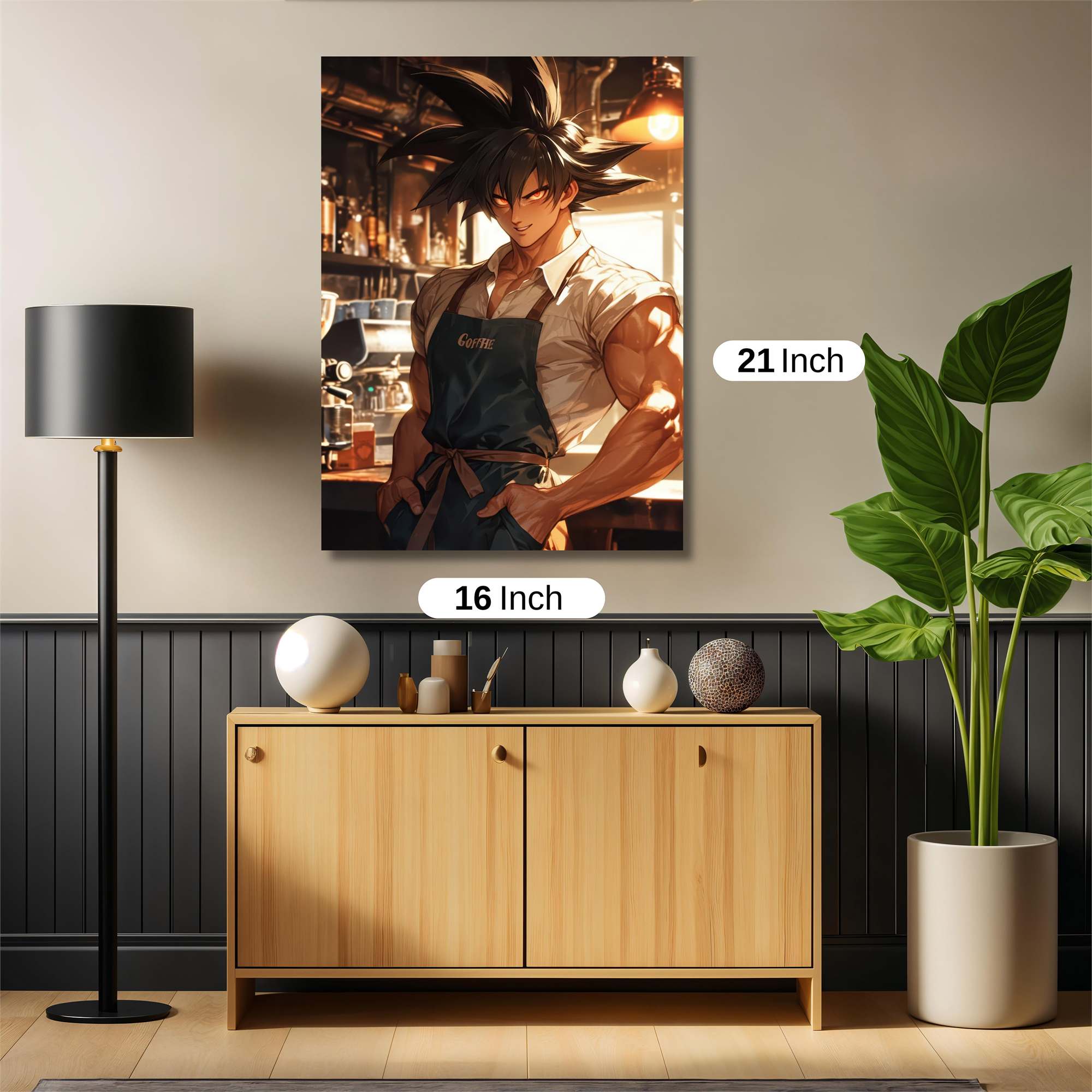 Barista Goku Safe Wall Magnetic / M