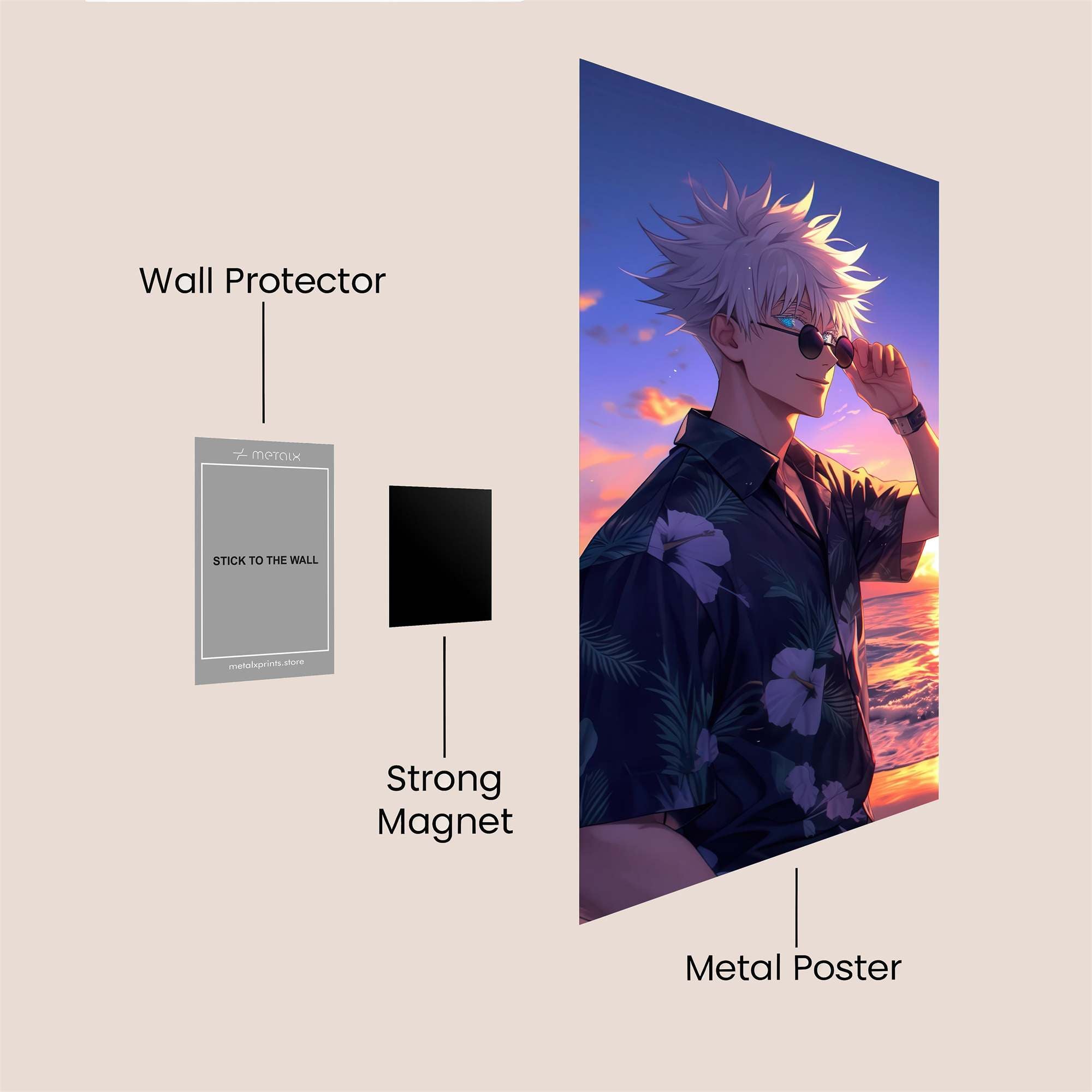 Satoru Serene Safe Wall Magnetic / M