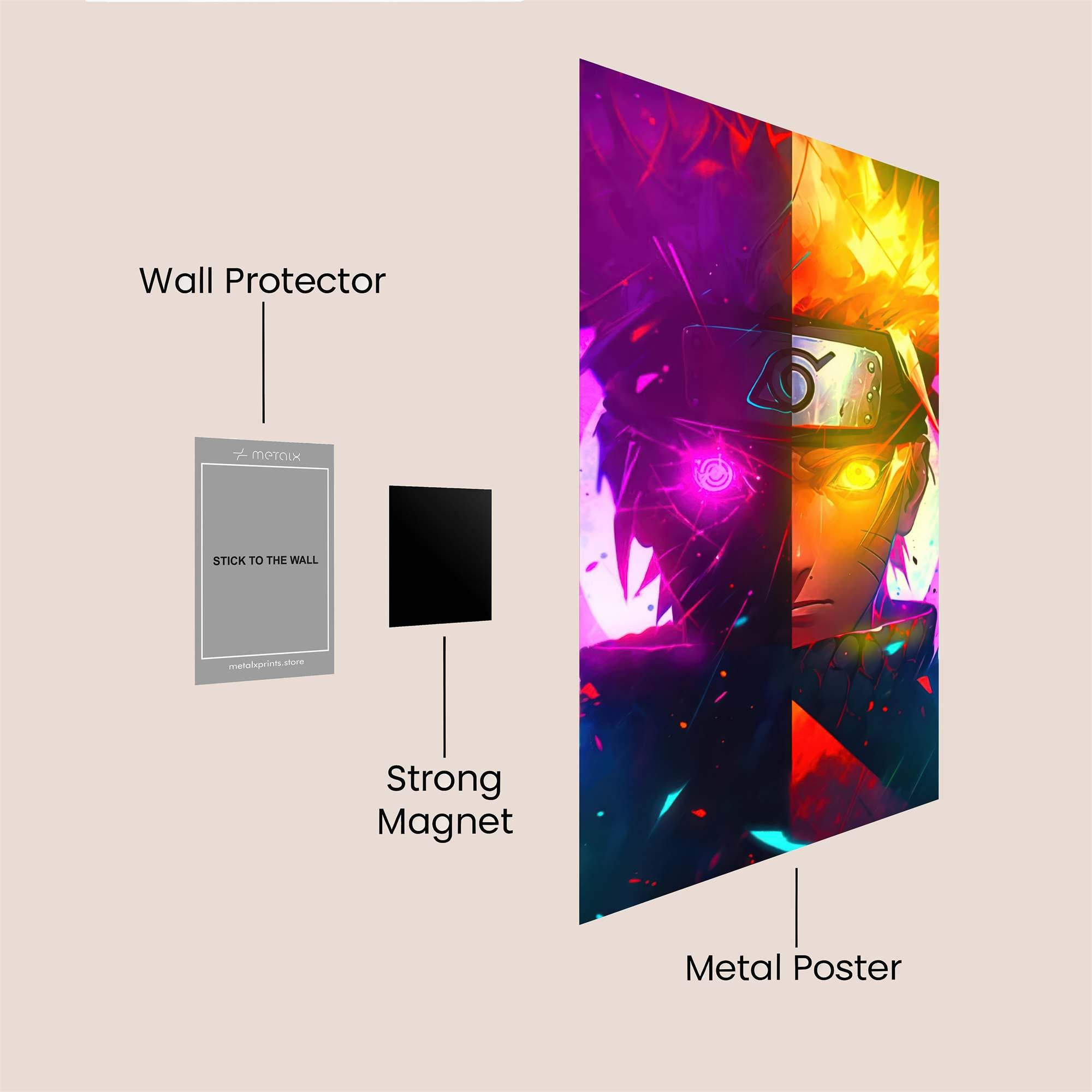 Naruto Duality Safe Wall Magnetic / M