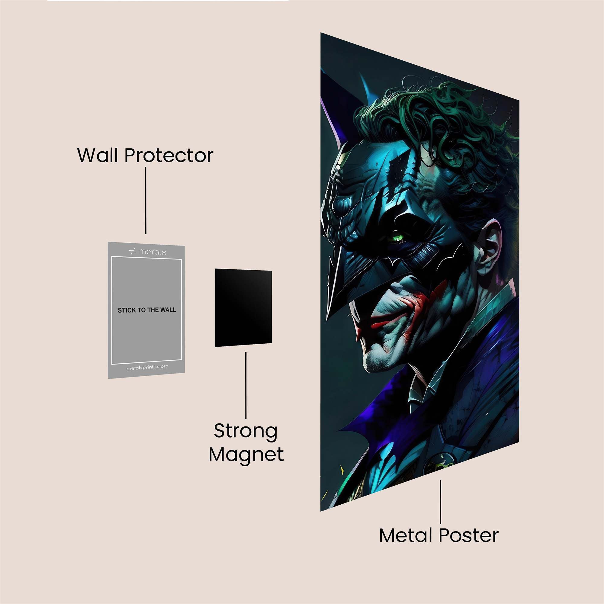 Joker Fusion Safe Wall Magnetic / M