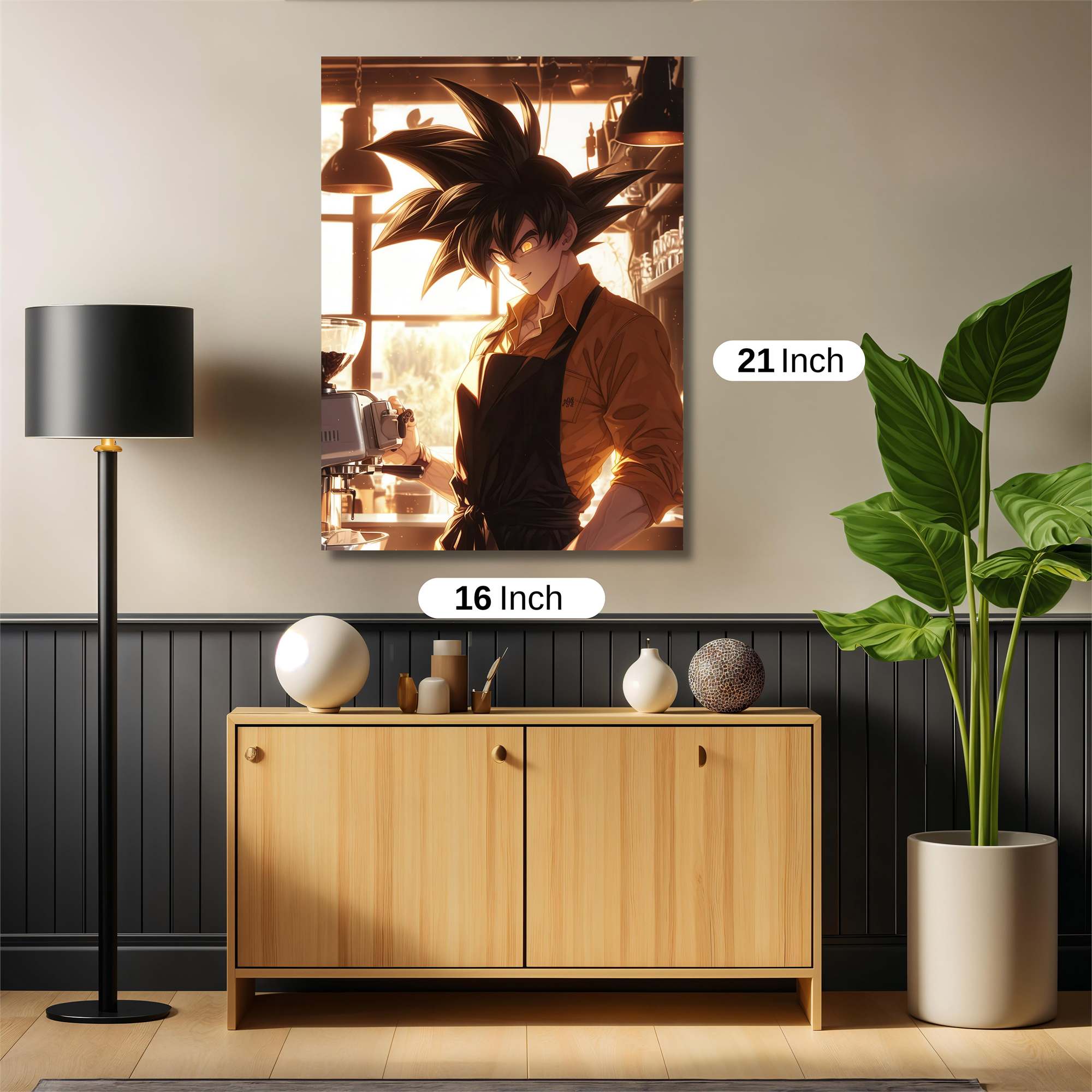 Goku Barista Safe Wall Magnetic / M