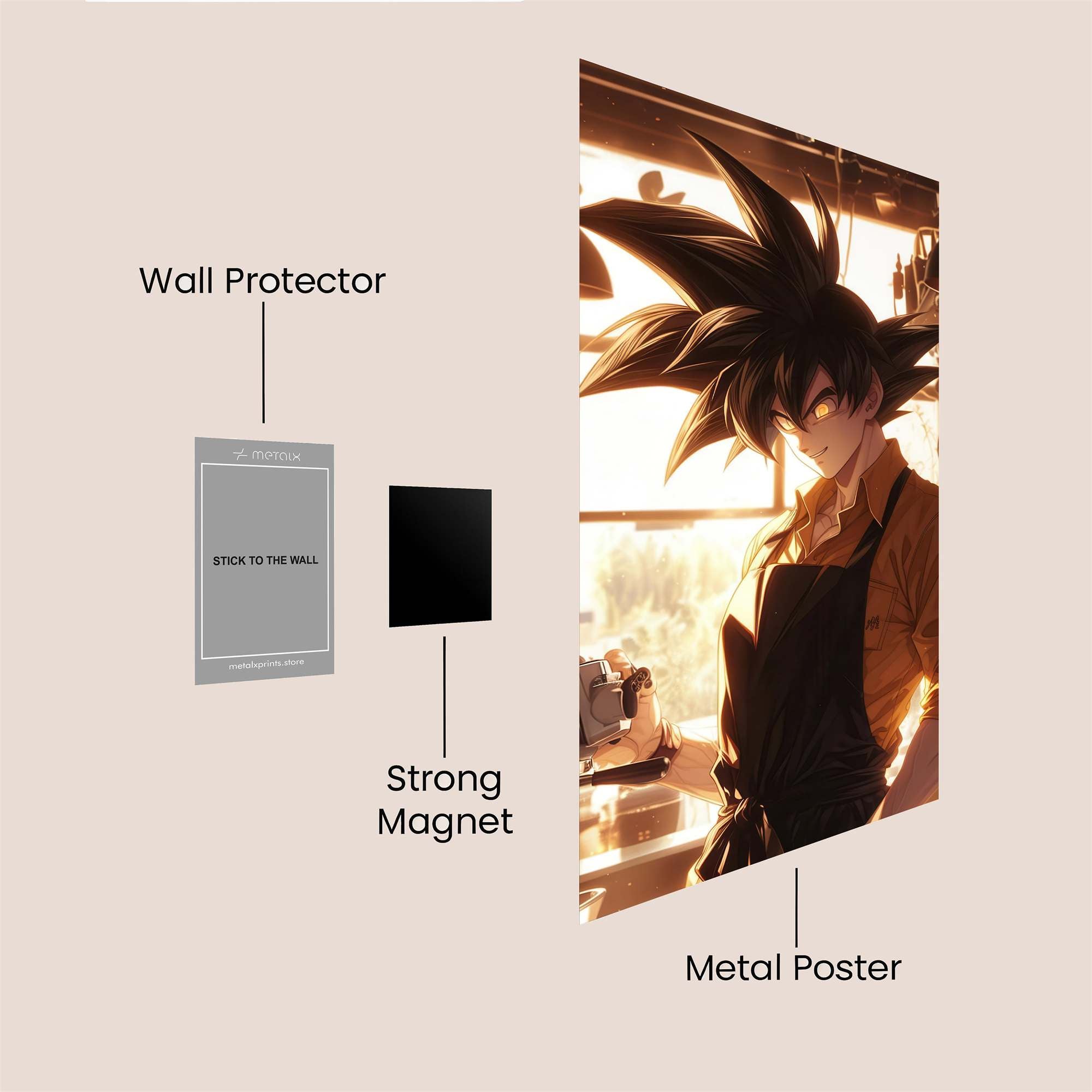 Goku Barista Safe Wall Magnetic / M