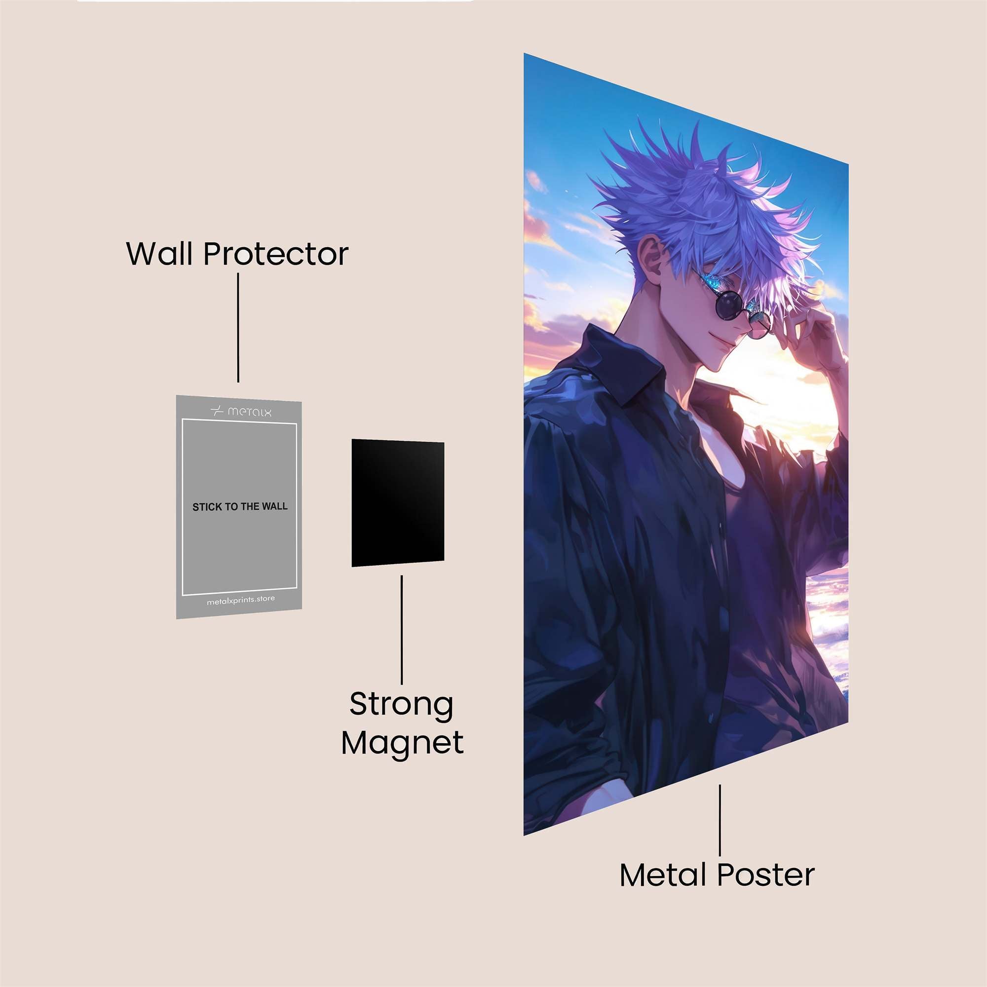 Satoru Serene Safe Wall Magnetic / M