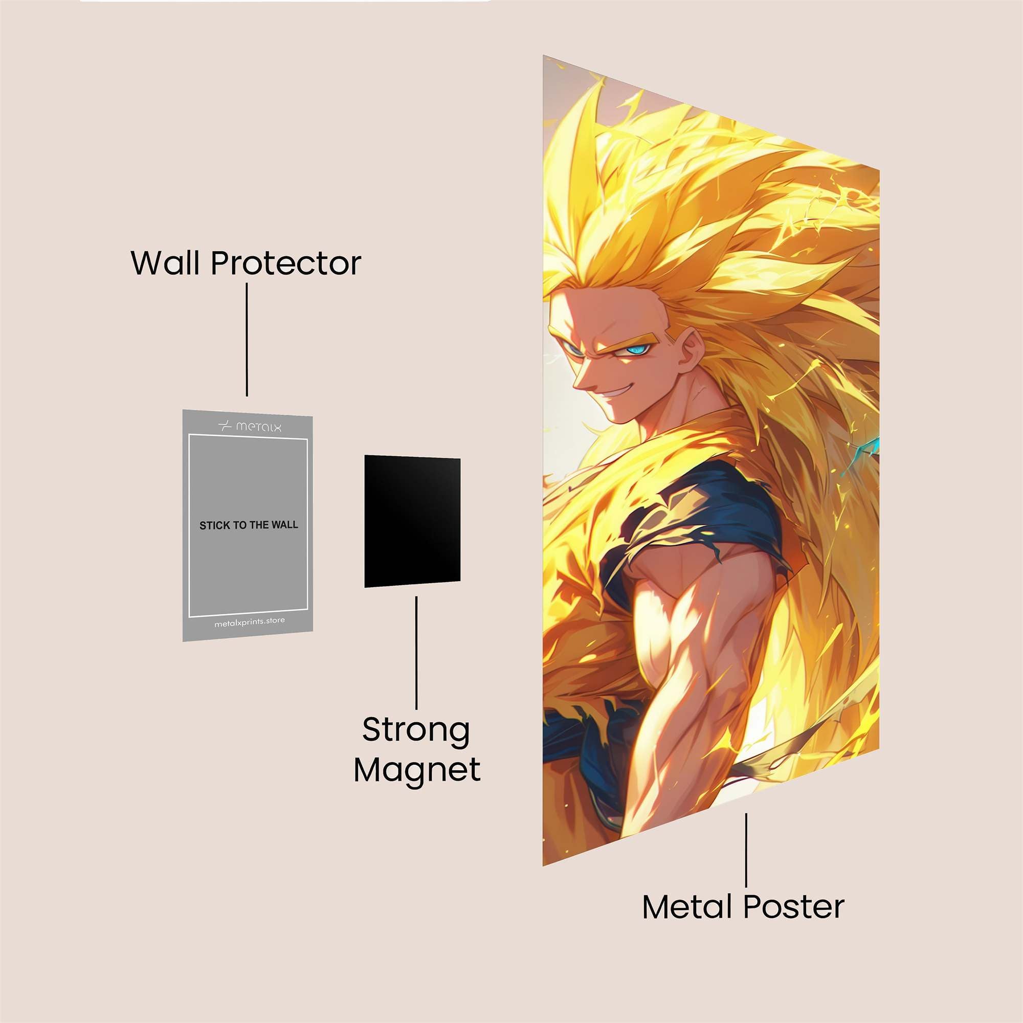 Goku Radiant Safe Wall Magnetic / M