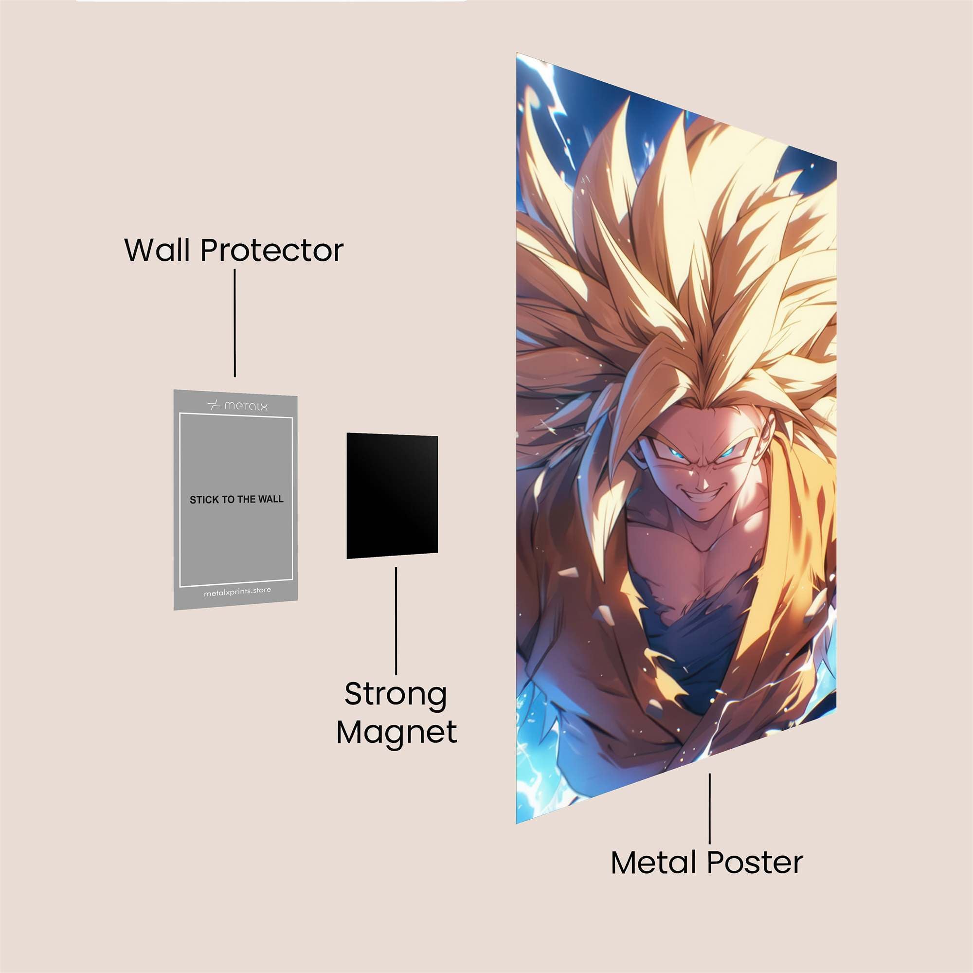 Broly Berserk Safe Wall Magnetic / M