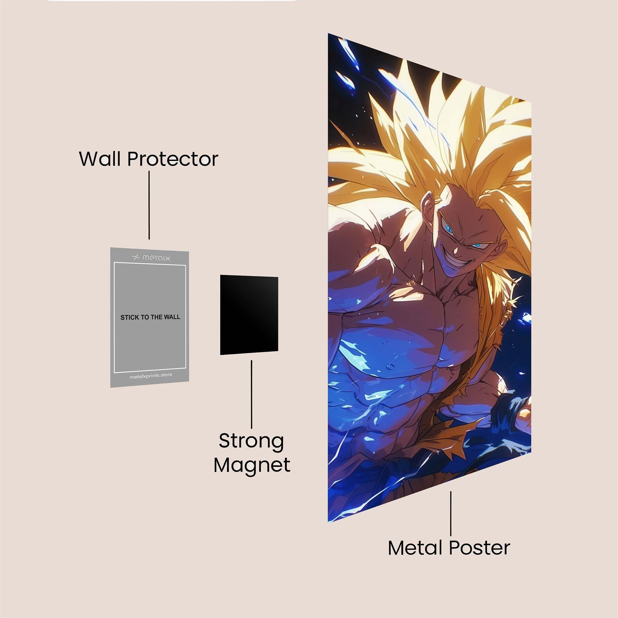 Broly Berserk Safe Wall Magnetic / M