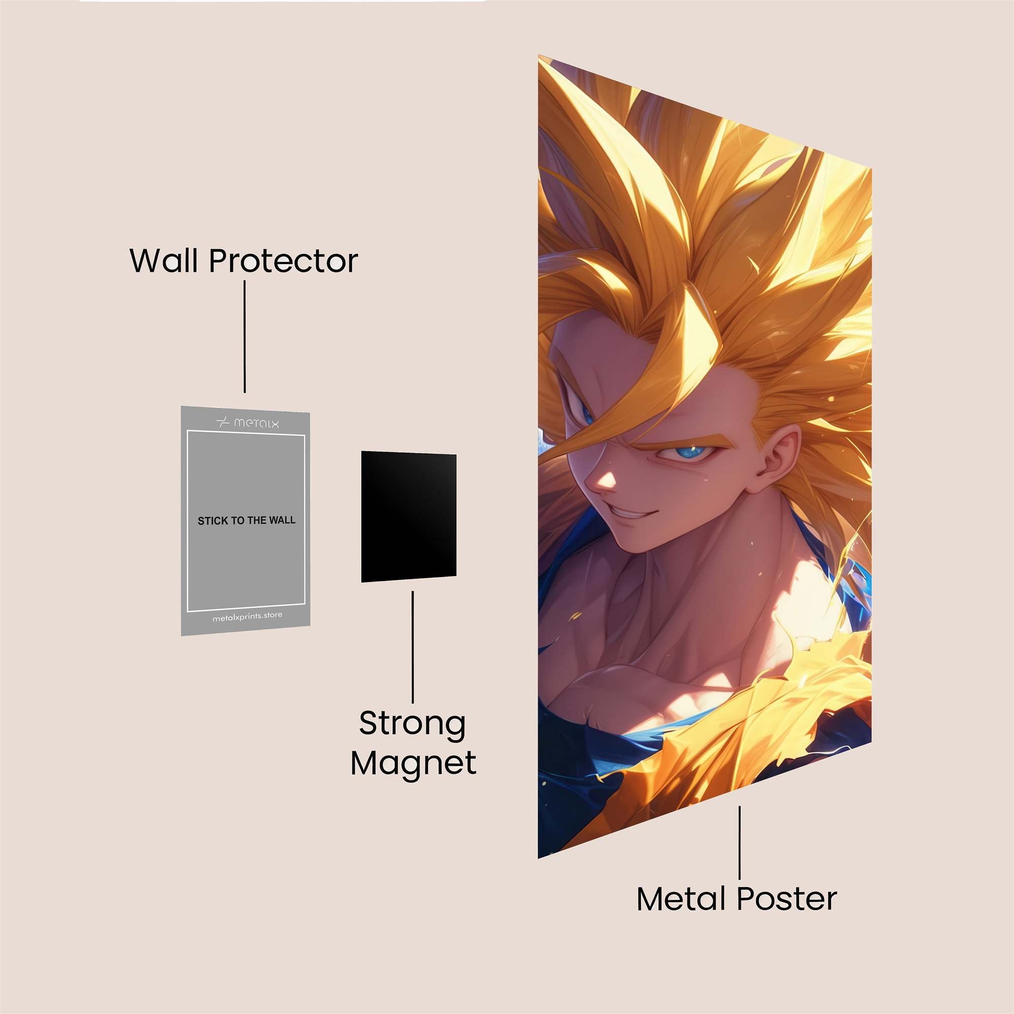 Goku Radiant Safe Wall Magnetic / M