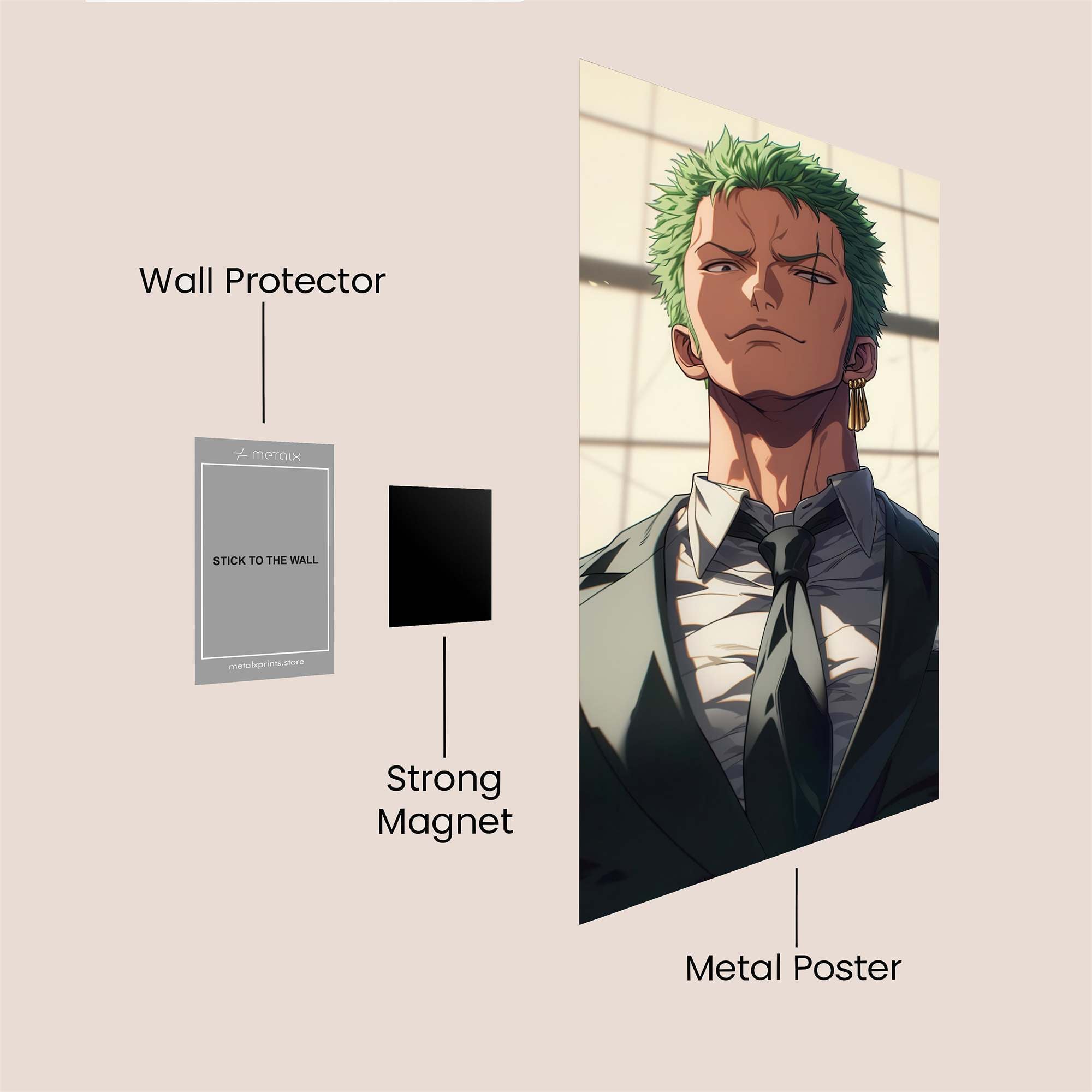 Zoro Regal Safe Wall Magnetic / M