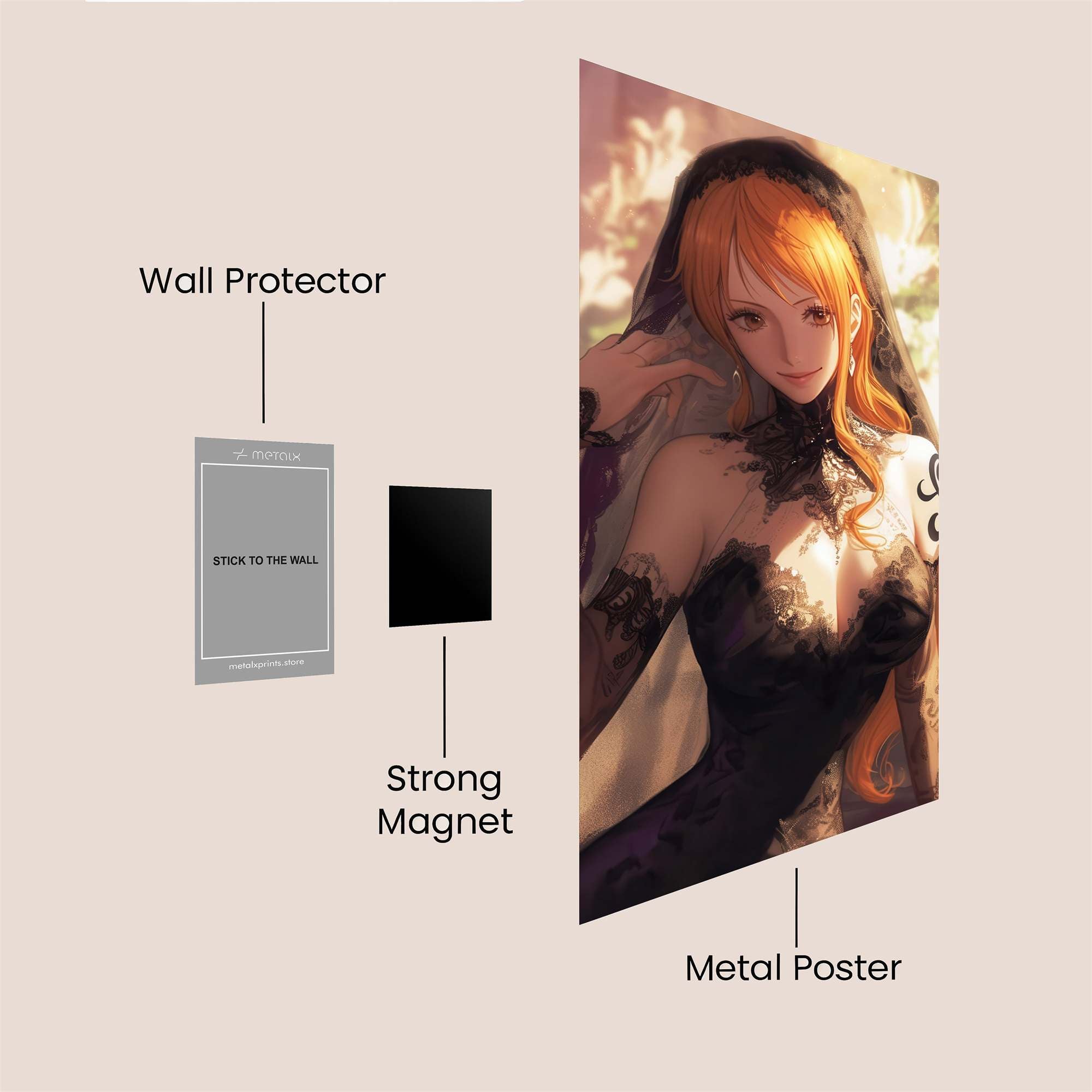 Nami Enigmatic Safe Wall Magnetic / M