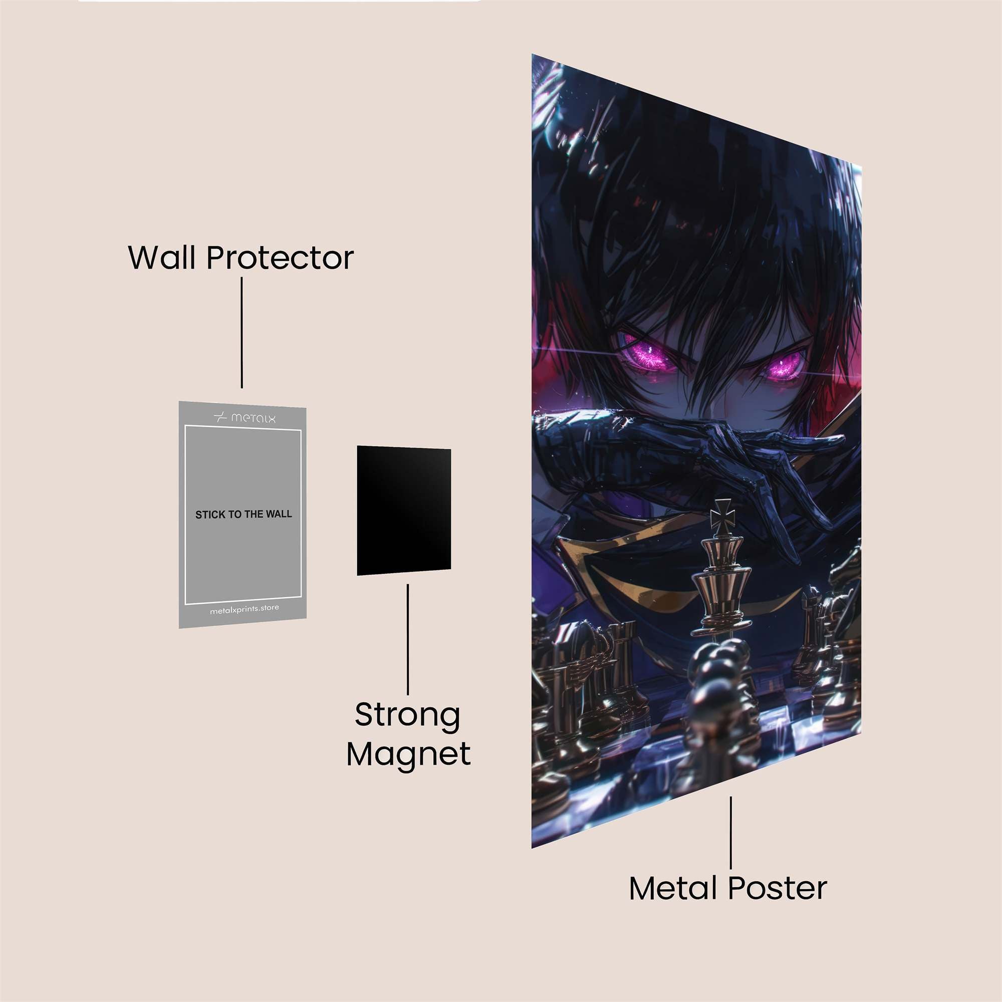 Vampire Strategist Safe Wall Magnetic / M