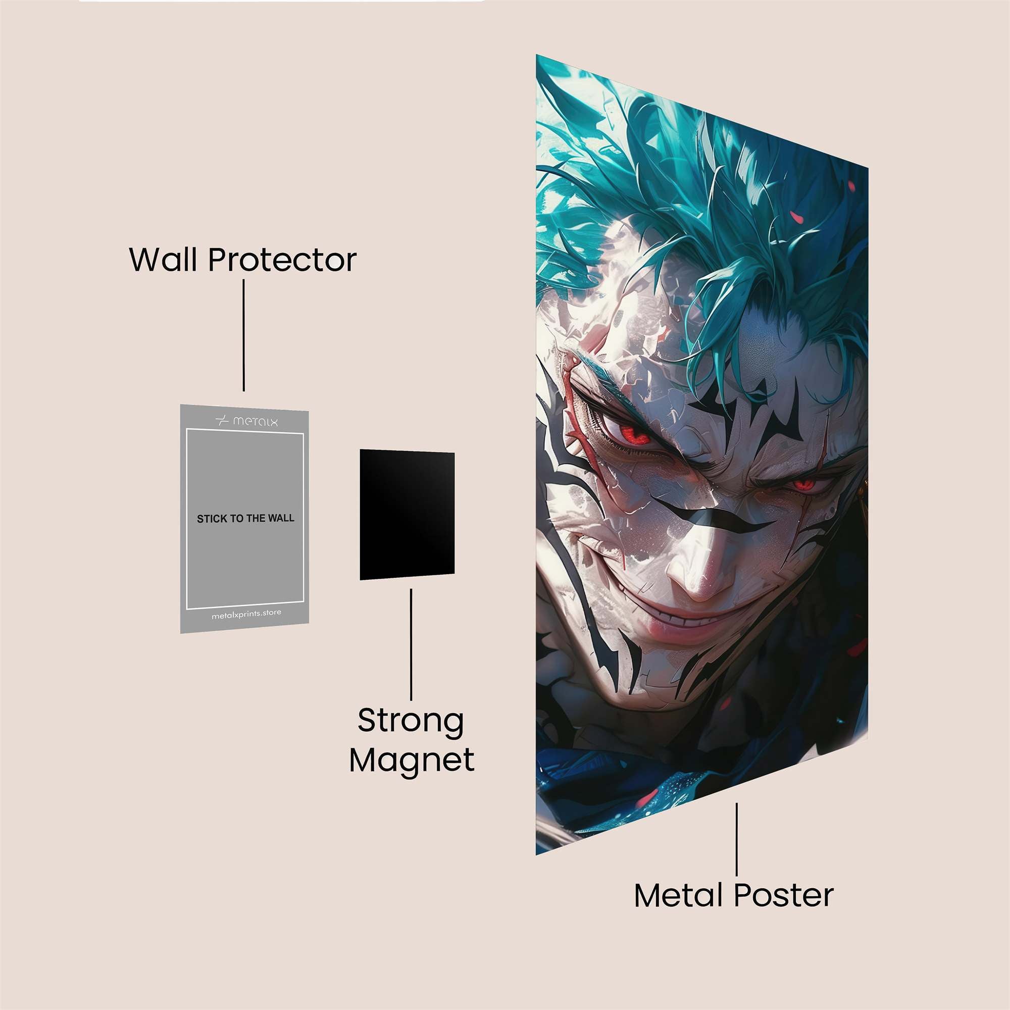 Roronoa Sinister Safe Wall Magnetic / M