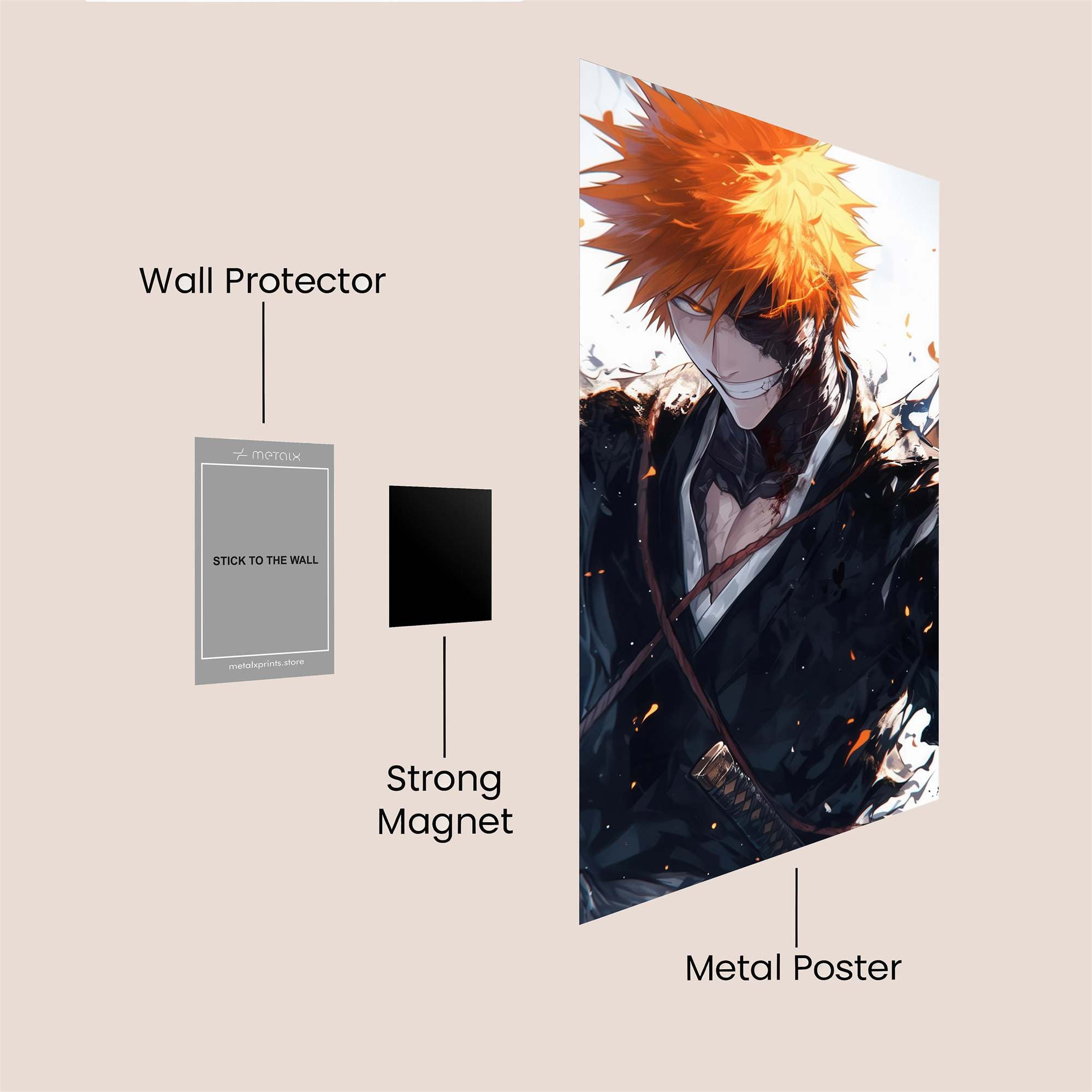 Shirayuki Tempest Safe Wall Magnetic / M