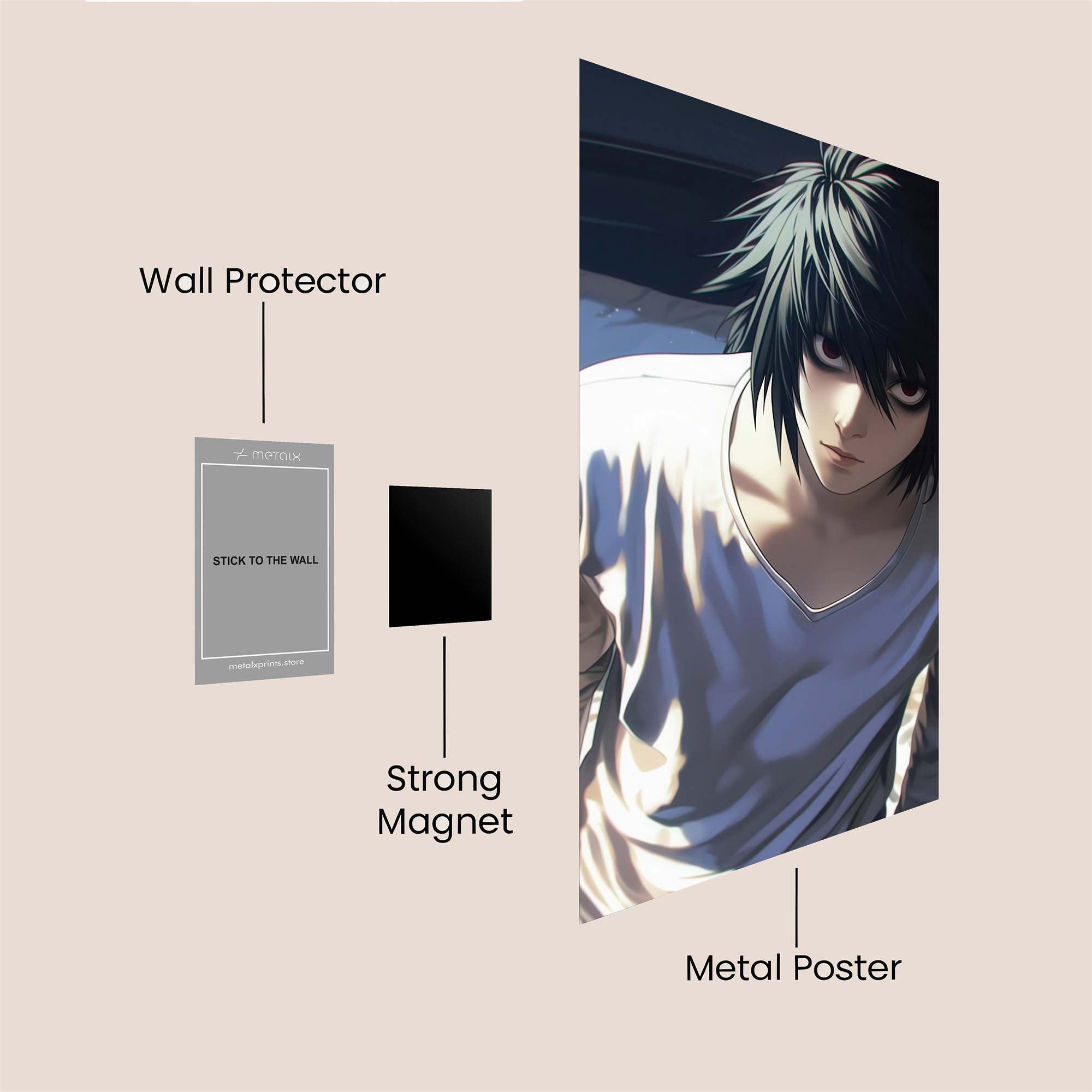 L Enigmatic Safe Wall Magnetic / M