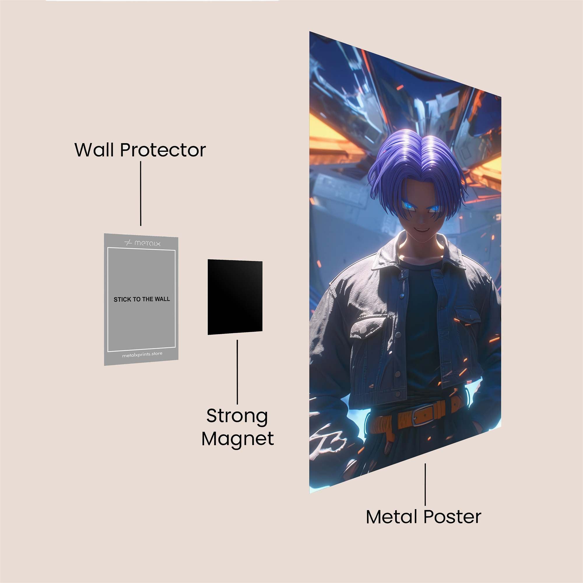 Android Menace Safe Wall Magnetic / M