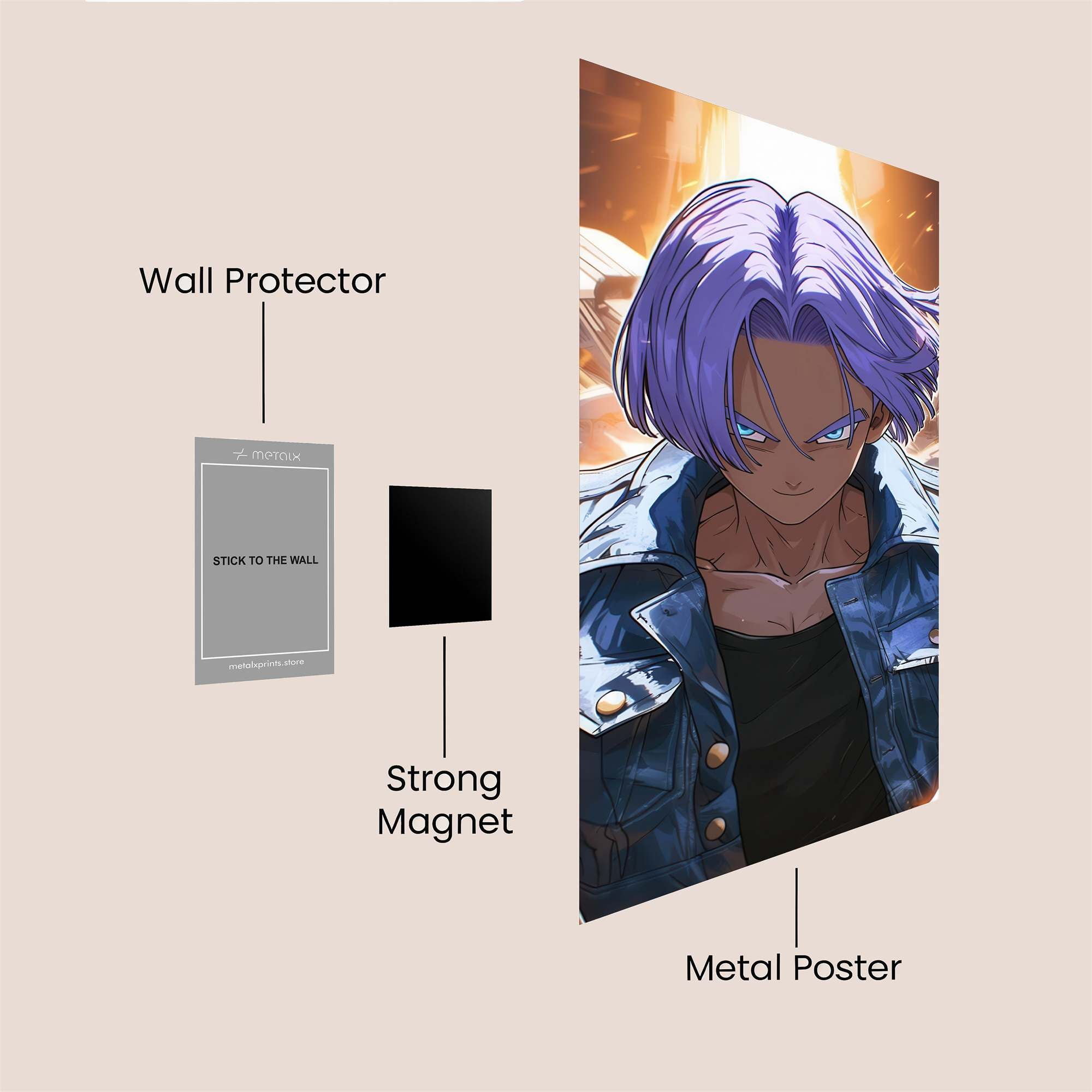 Trunks Triumphant Safe Wall Magnetic / M