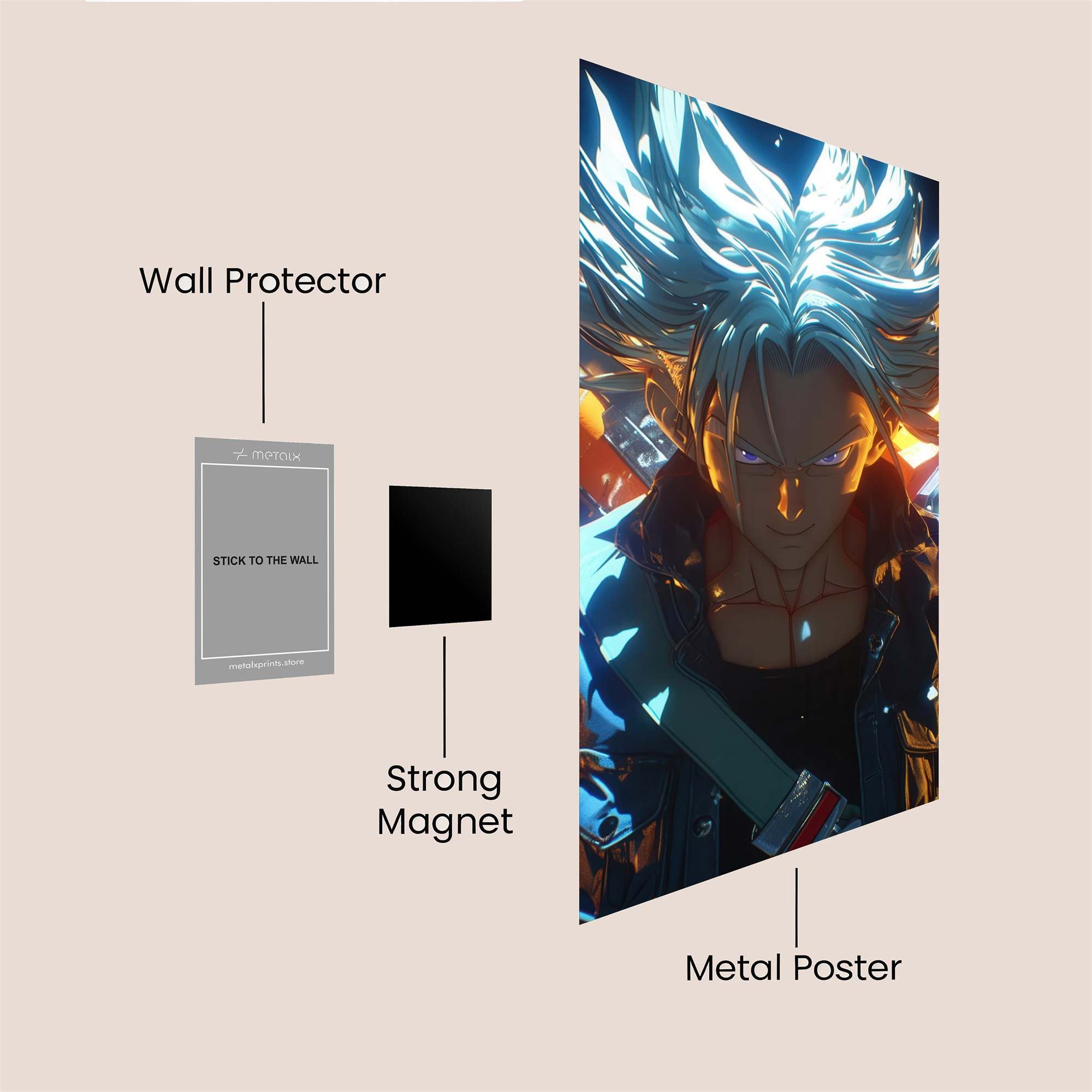 Goku Radiant Safe Wall Magnetic / M