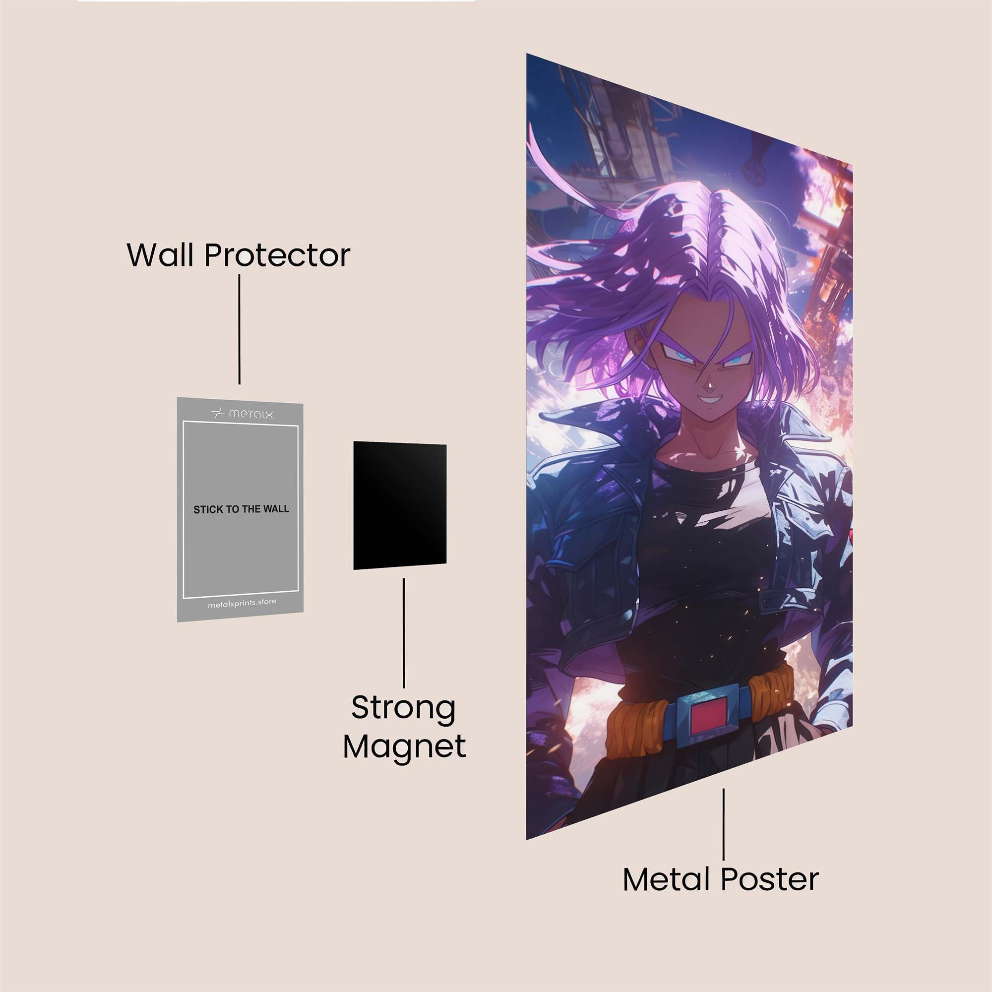 Android Rage Safe Wall Magnetic / M