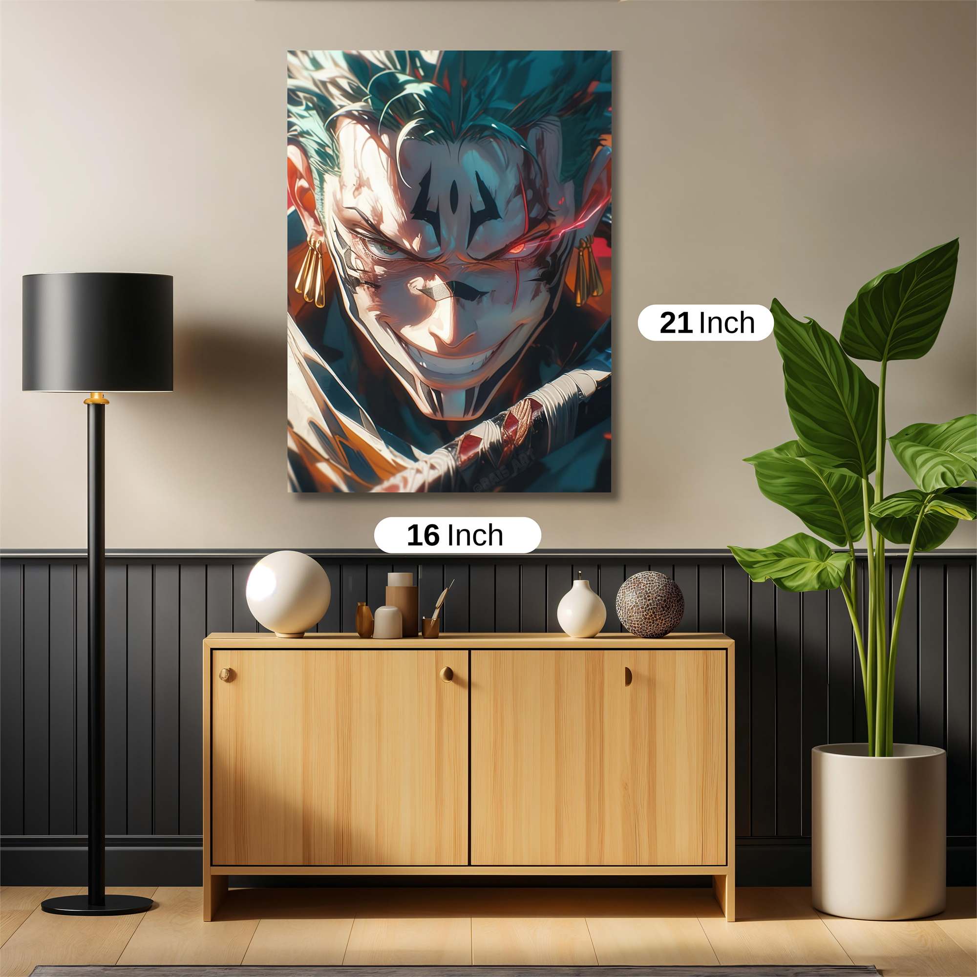 Roronoa Fierce Safe Wall Magnetic / M