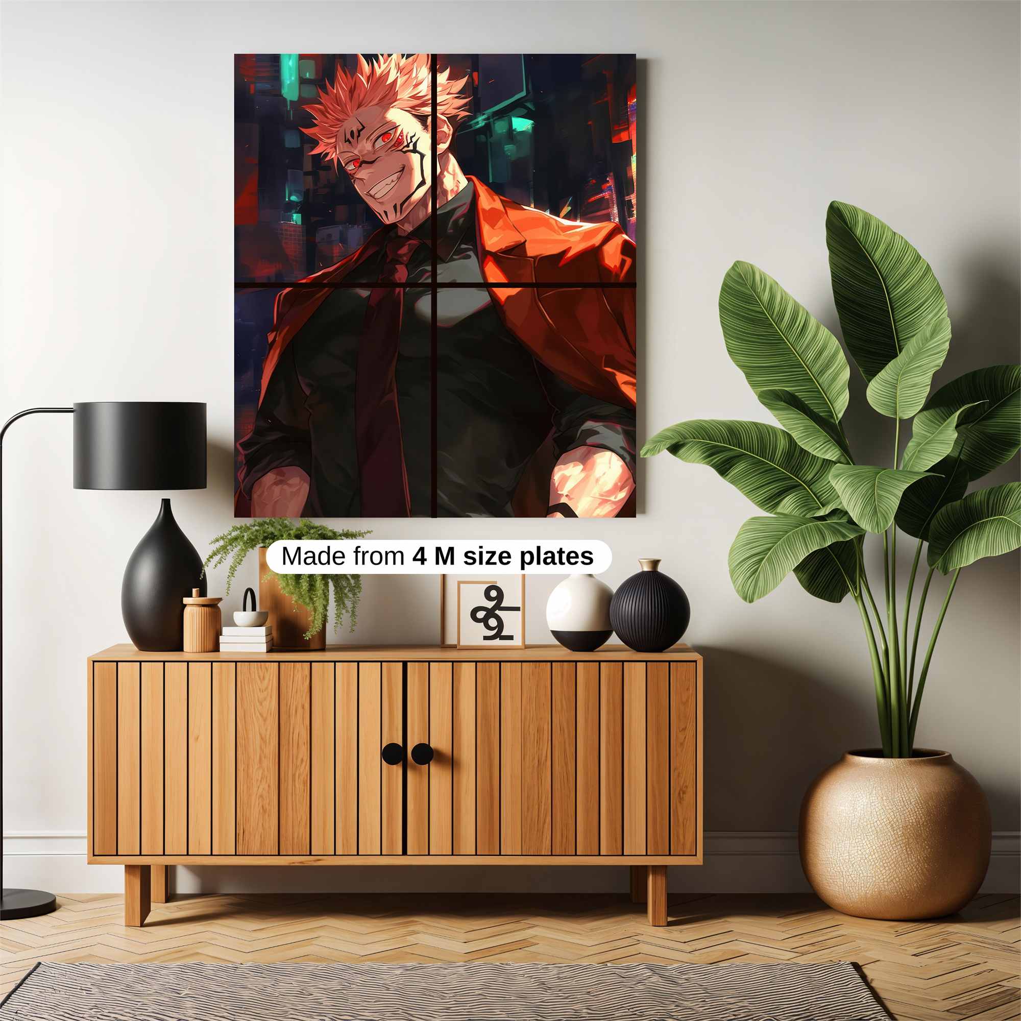 Sukuna Sinister Safe Wall Magnetic / M