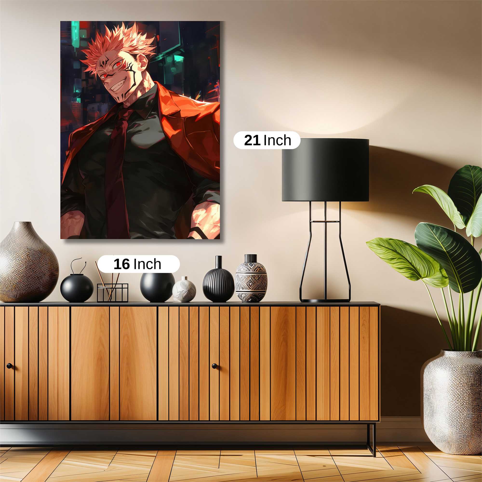 Sukuna Sinister Safe Wall Magnetic / M