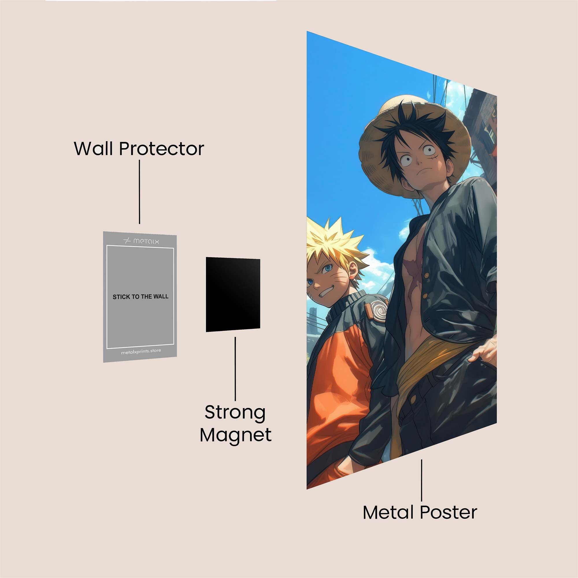 PirateSage Safe Wall Magnetic / M