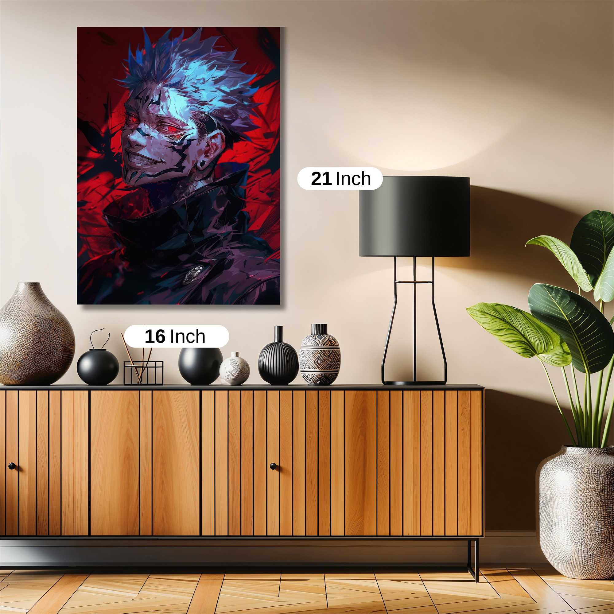 Sukuna Sinister Safe Wall Magnetic / M