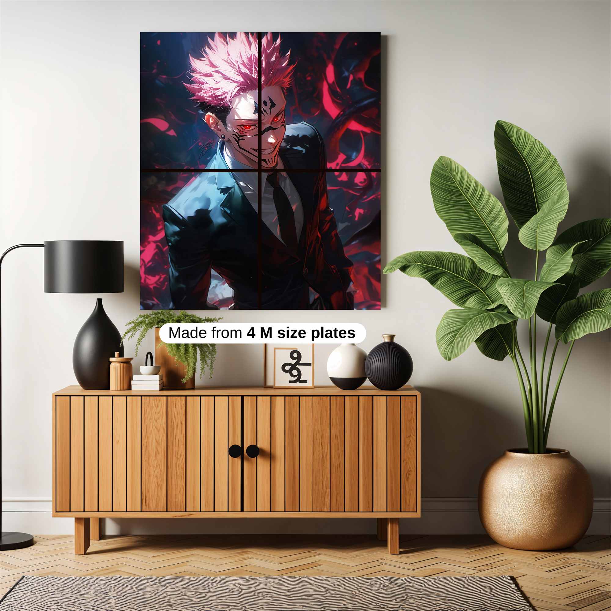 Sukuna Sinister Safe Wall Magnetic / M