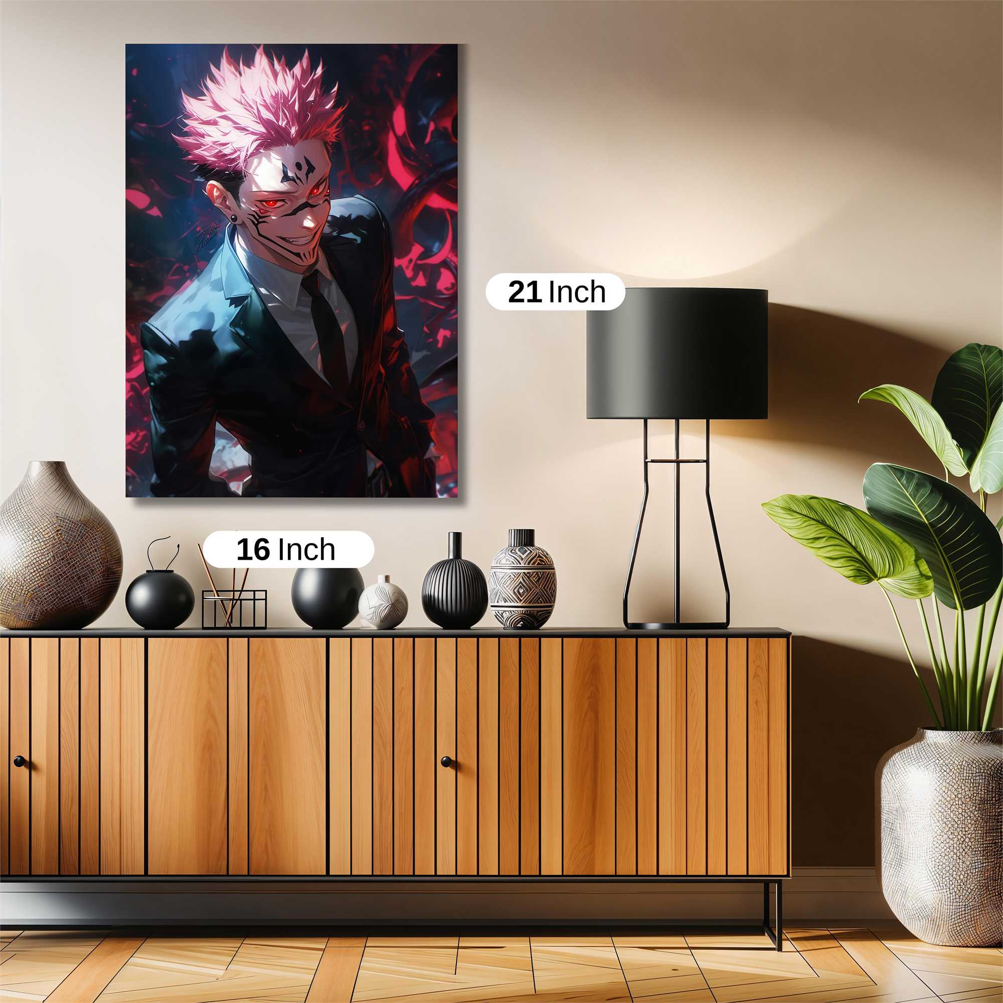 Sukuna Sinister Safe Wall Magnetic / M