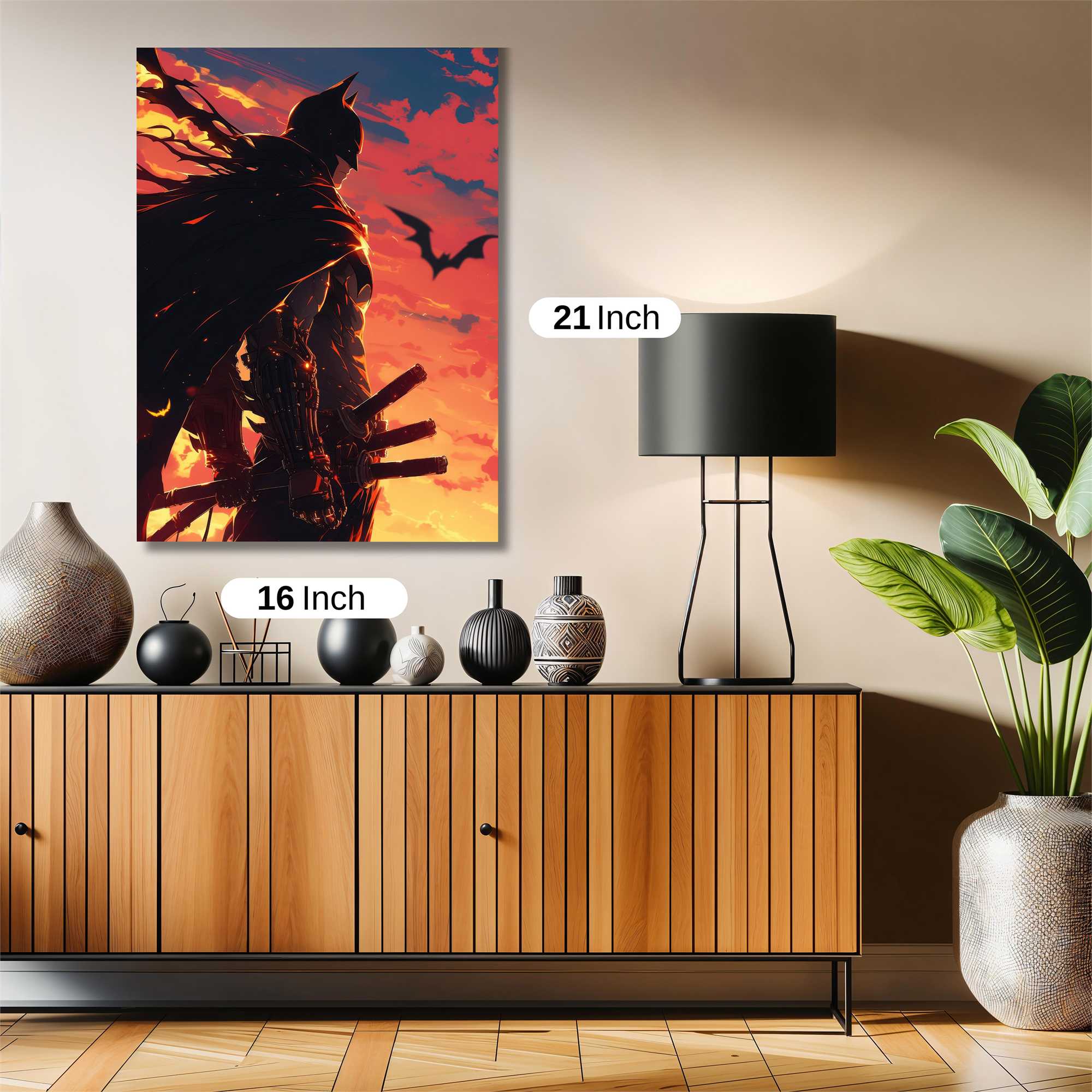 Batman Fierce Safe Wall Magnetic / M