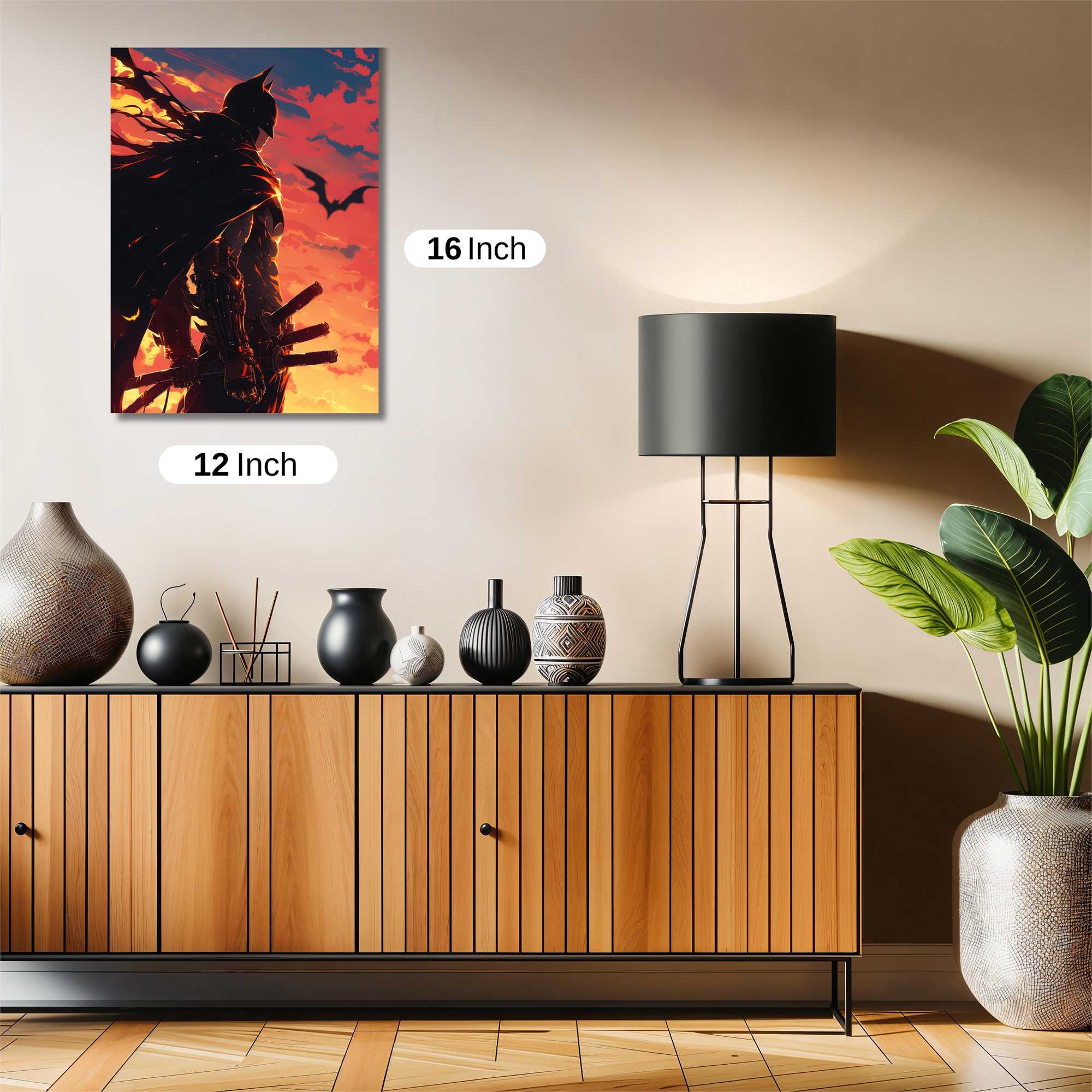 Batman Fierce Safe Wall Magnetic / M