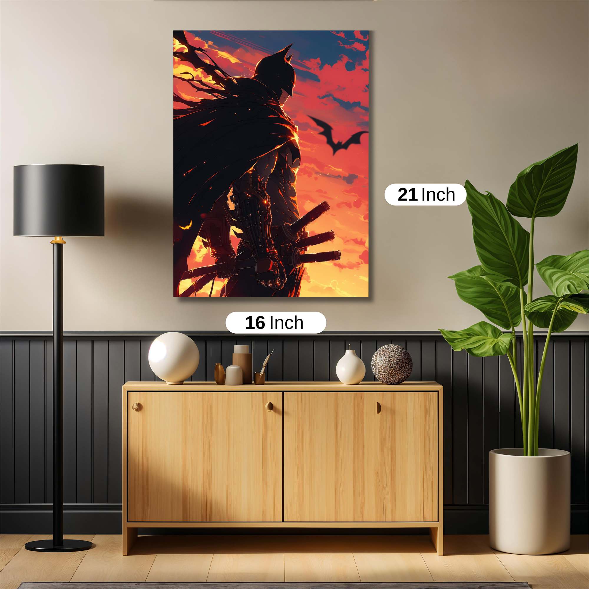 Batman Fierce Safe Wall Magnetic / M