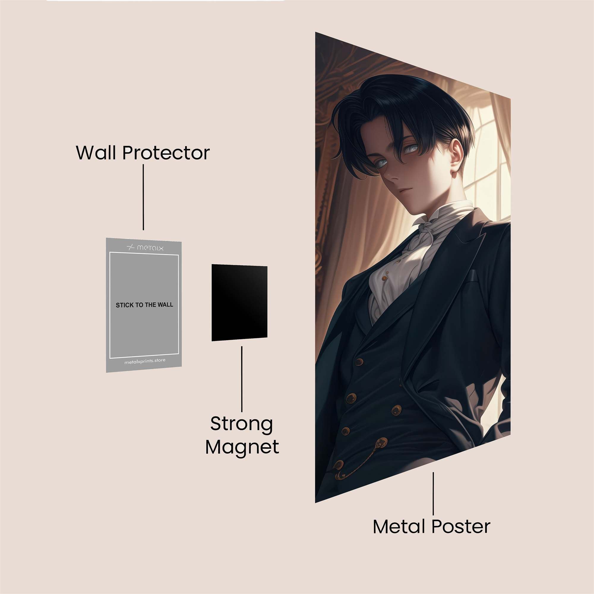 Levi Regal Safe Wall Magnetic / M