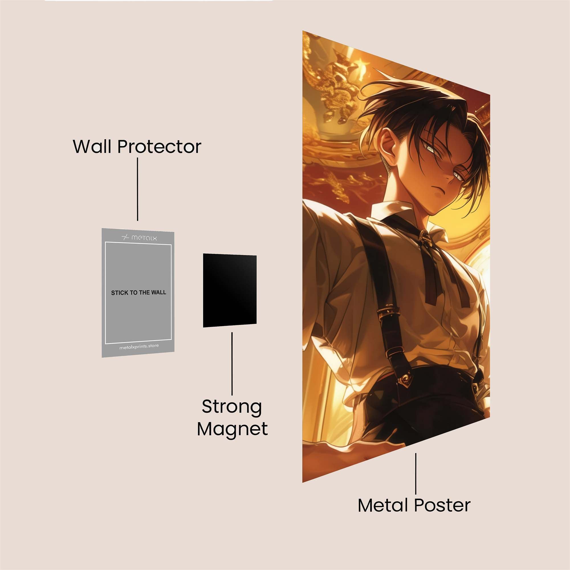 Levi Regal Safe Wall Magnetic / M