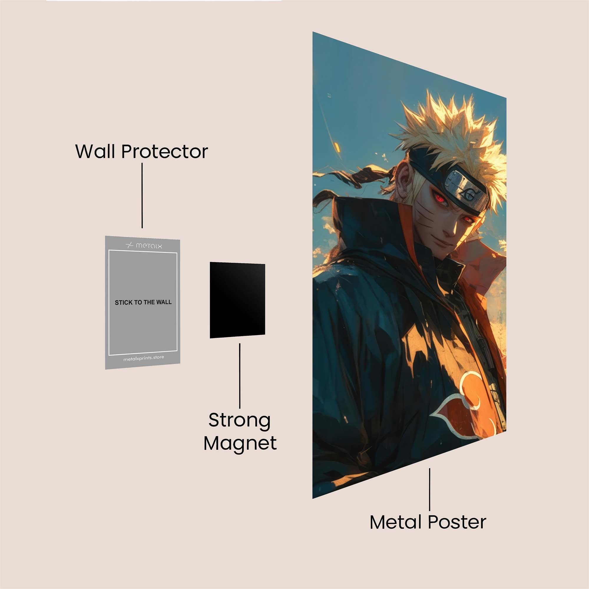 Naruto Radiant Safe Wall Magnetic / M