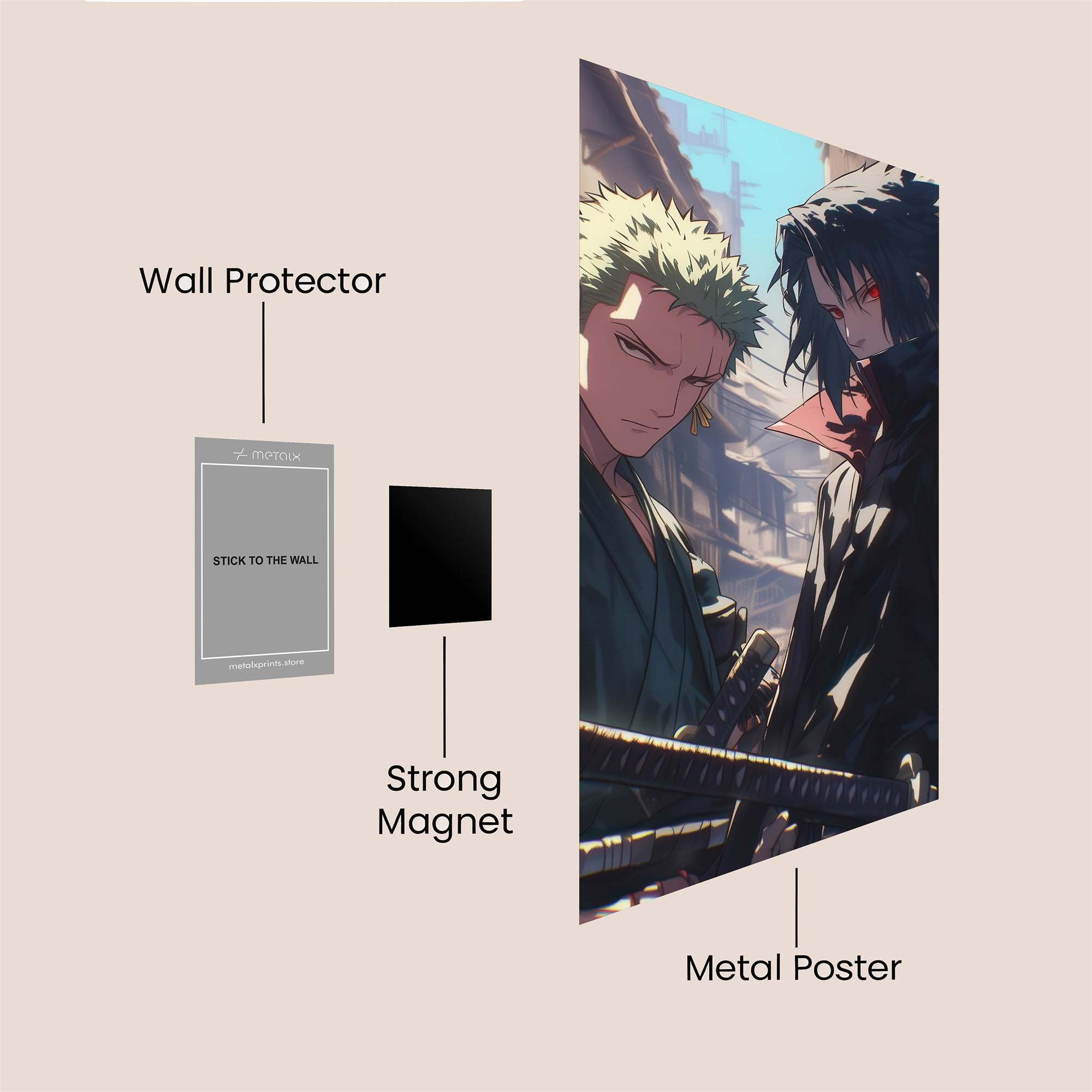Roronoa Sinister Safe Wall Magnetic / M