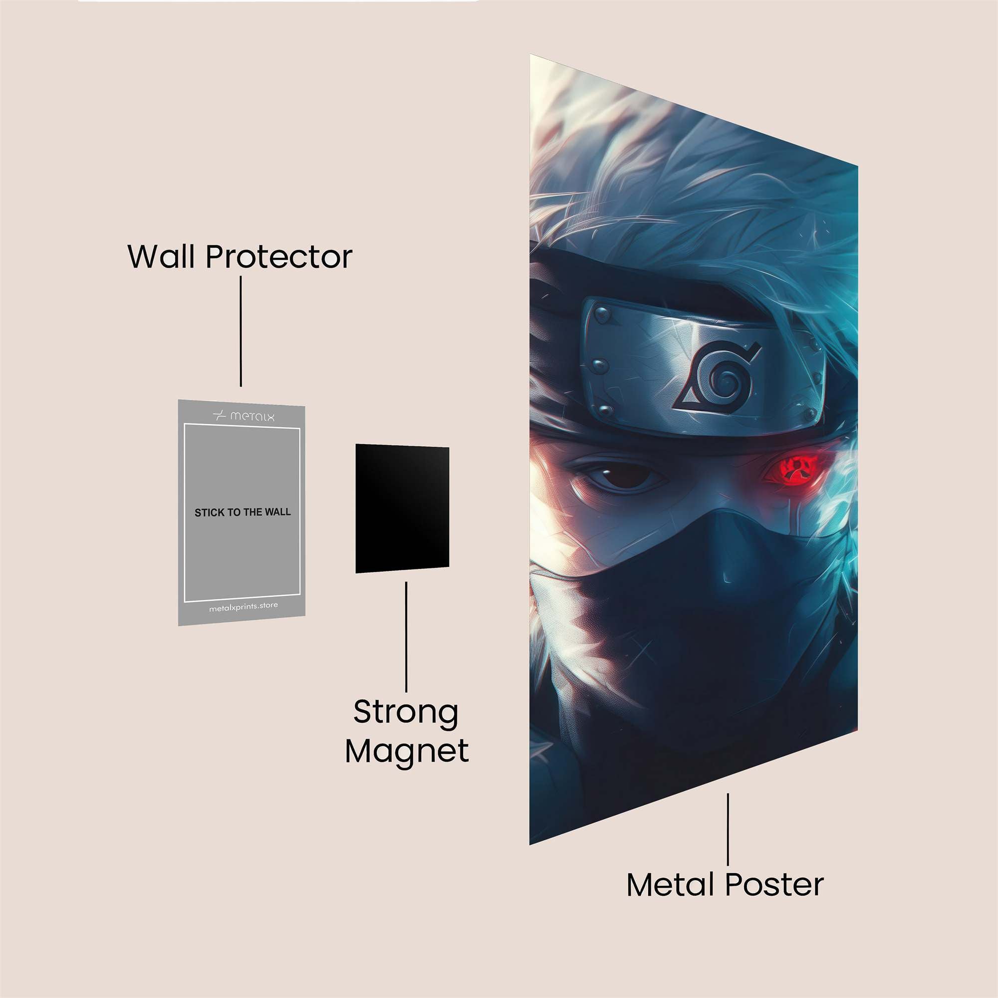 Kakashi Enigmatic Safe Wall Magnetic / M