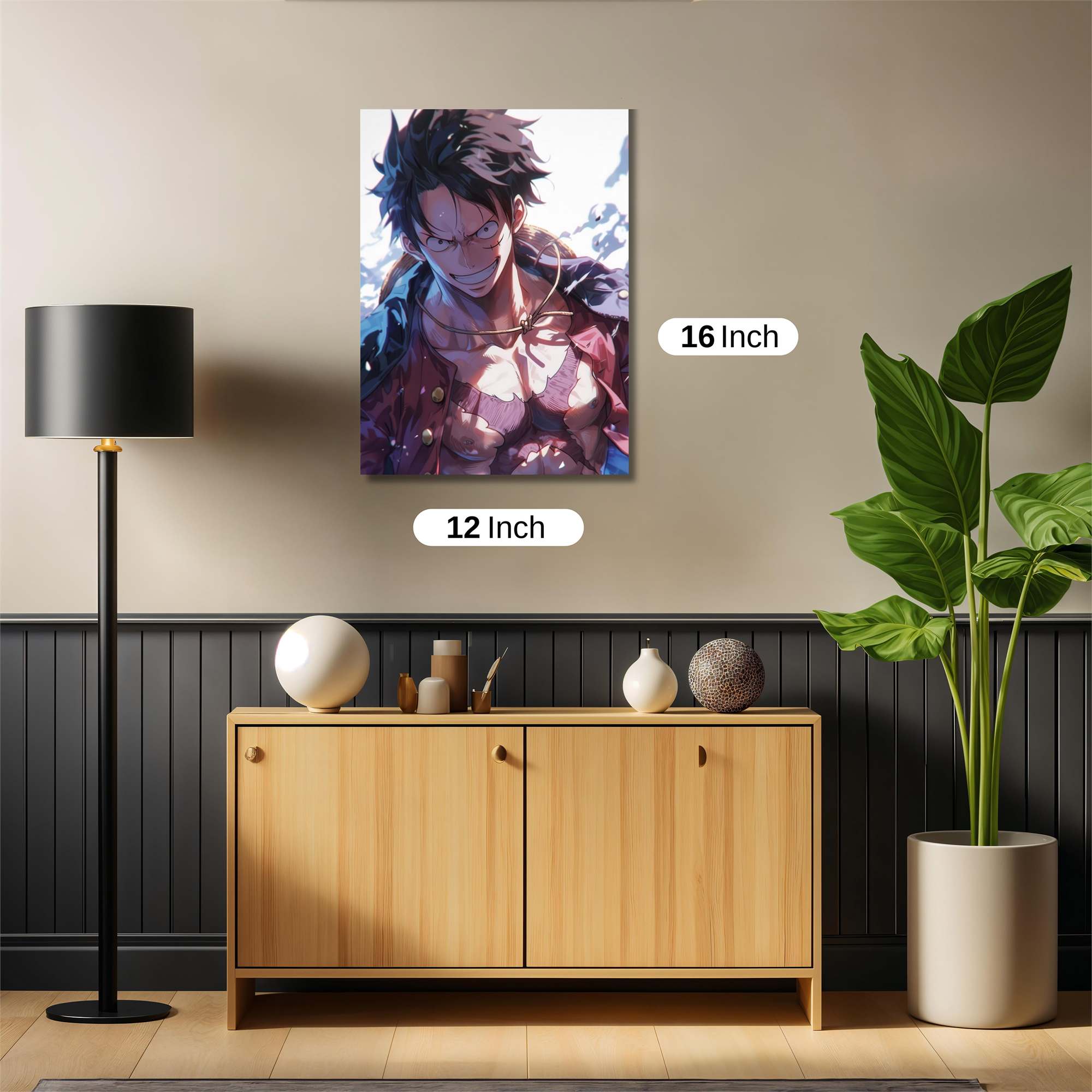 Luffy Radiant Safe Wall Magnetic / M
