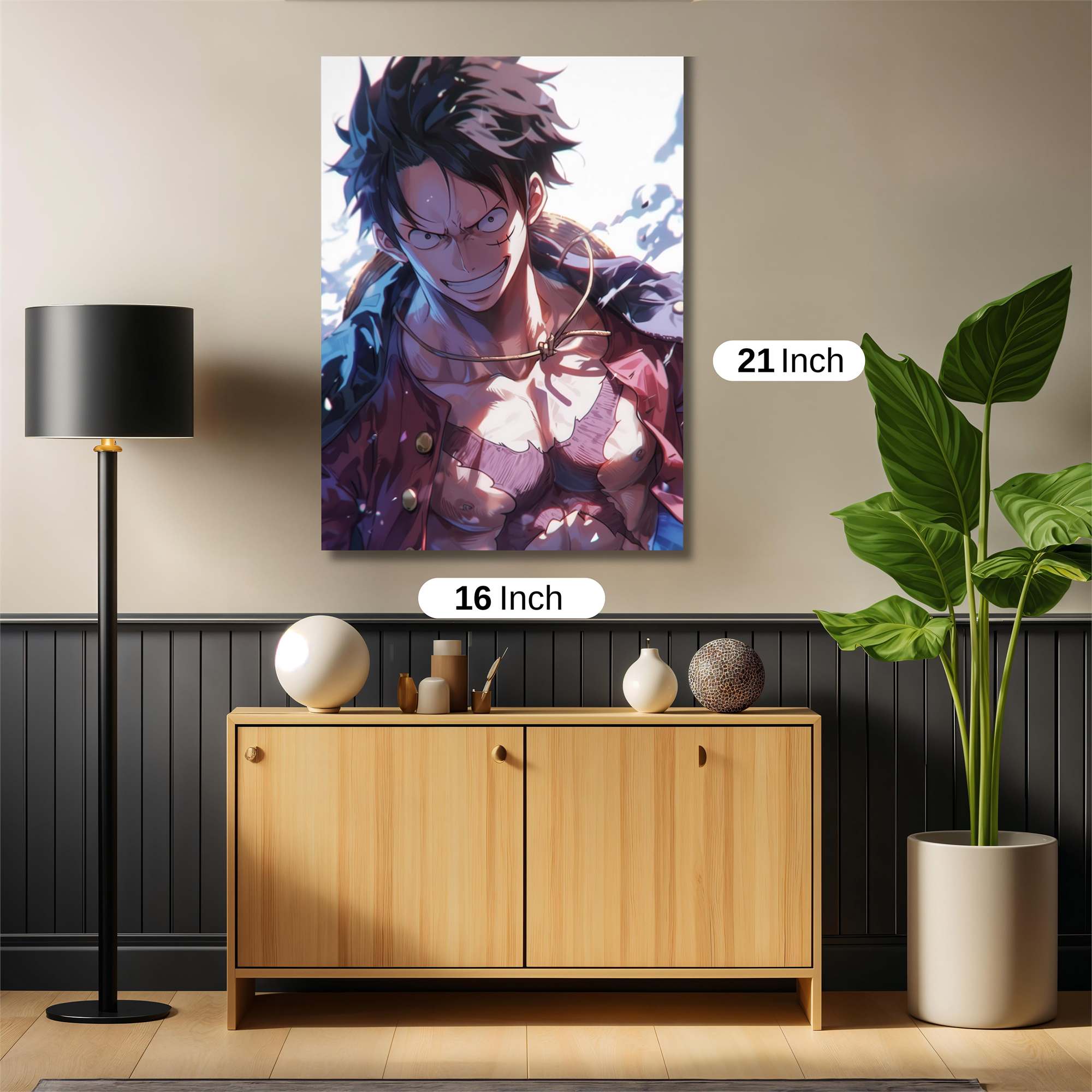 Luffy Radiant Safe Wall Magnetic / M