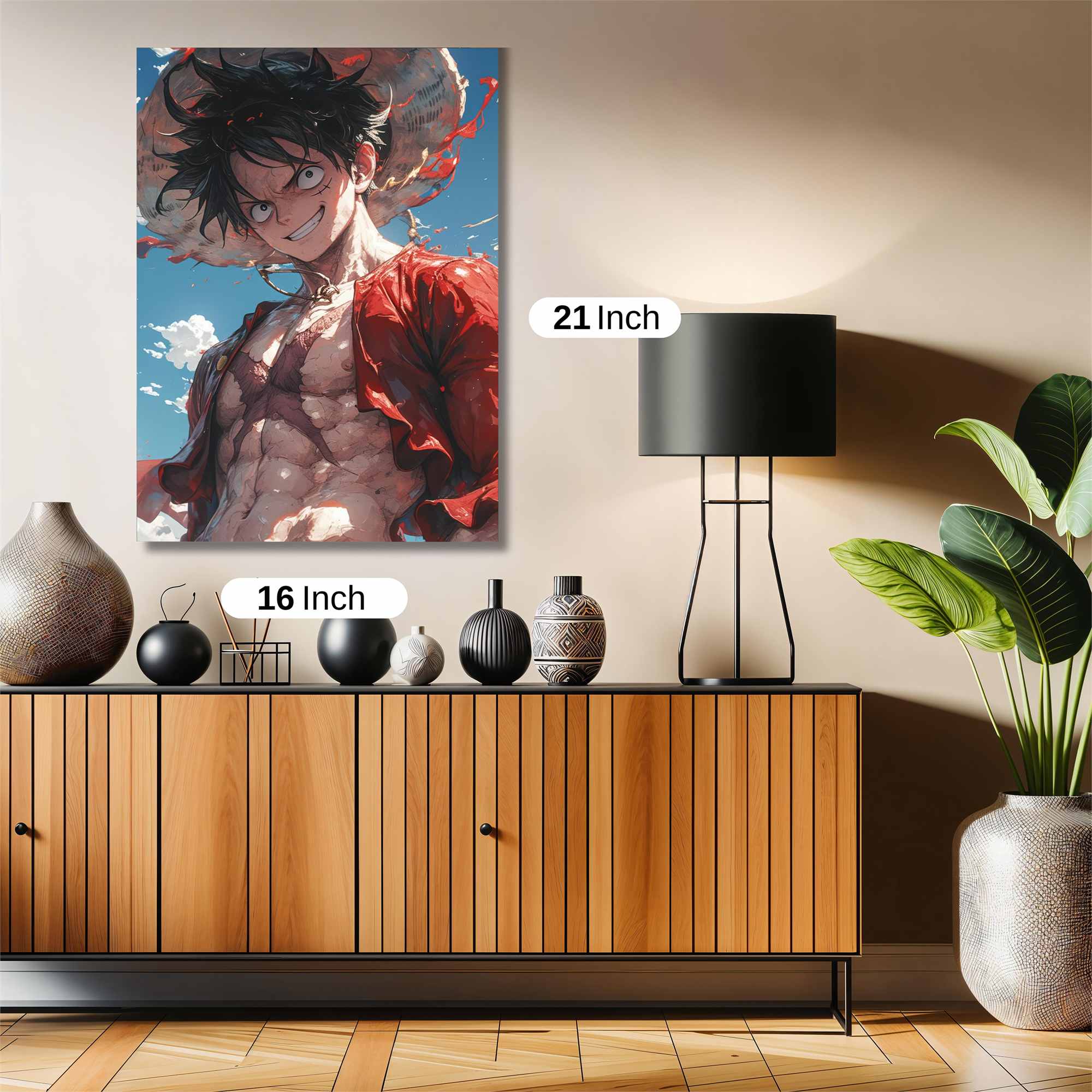 Luffy Radiant Safe Wall Magnetic / M